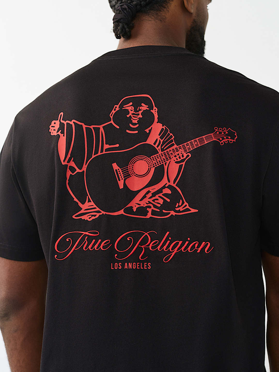 True Religion - Filled Horseshoe Script Graphic Tee