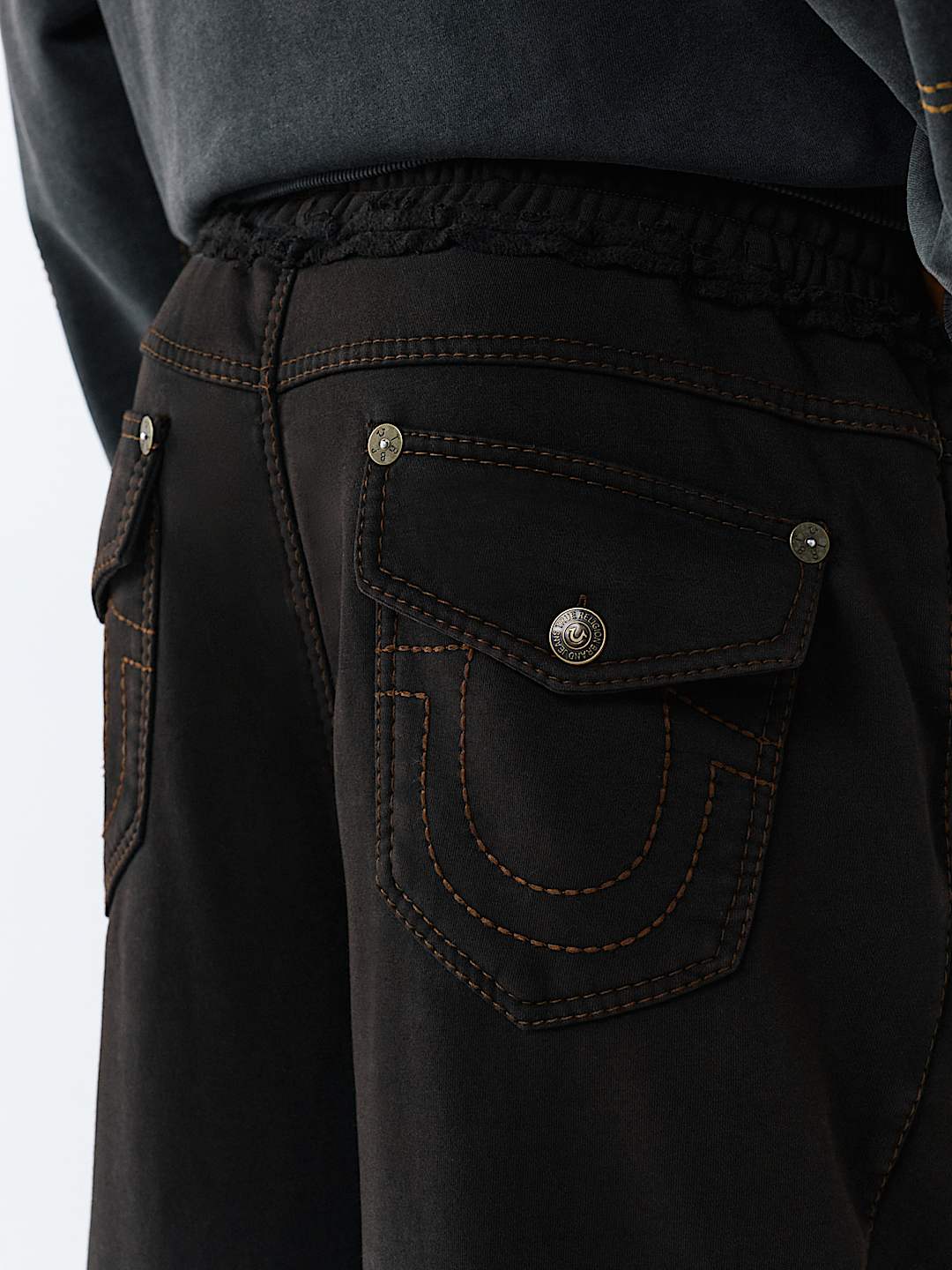 True Religion - Big T Washed Baggy Sweatpant