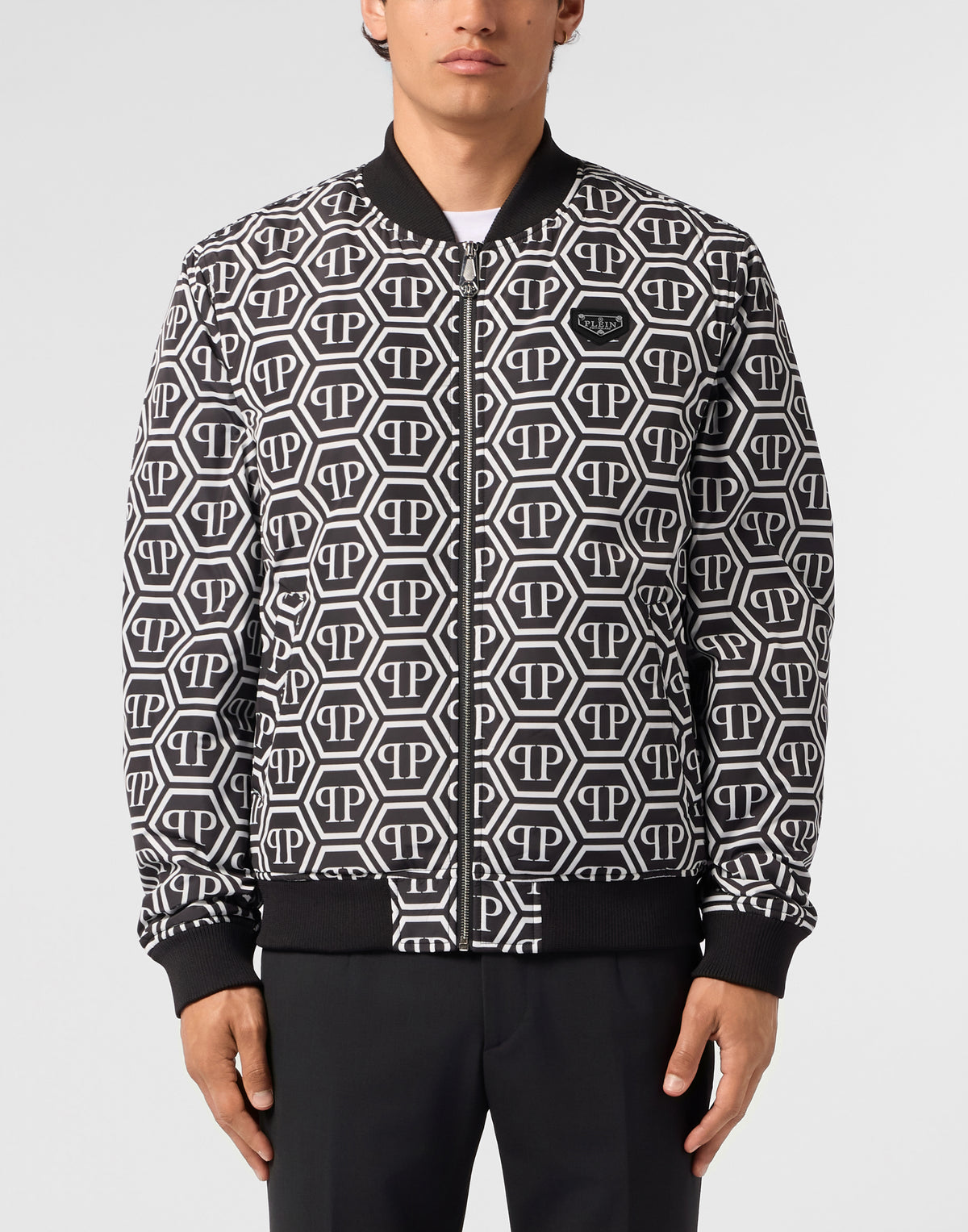 PHILIPP PLEIN - Nylon Bomber Monogram