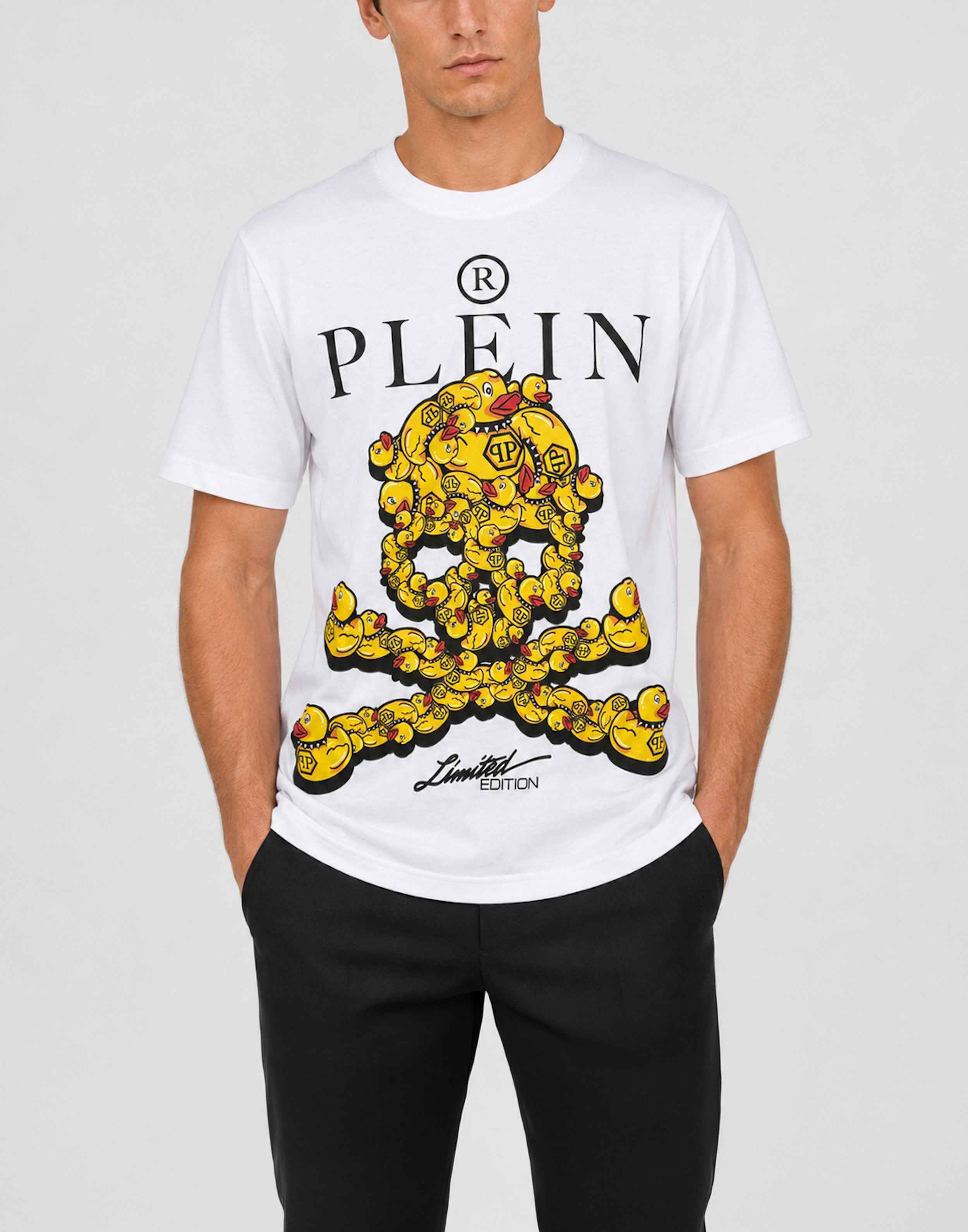 PHILIPP PLEIN - Jersey T-Shirt Plein Duck Skull