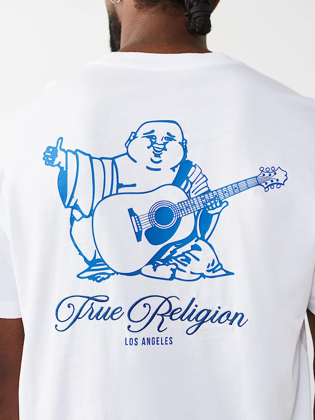 True Religion - Filled Horseshoe Script Graphic Tee