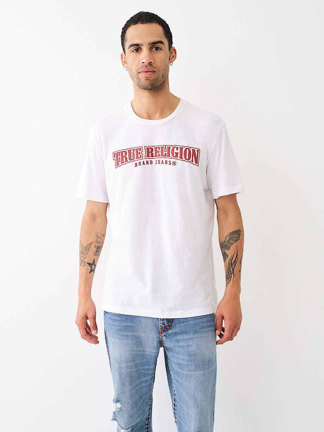 True Religion - Painted Horseshoe Relaxed Tee