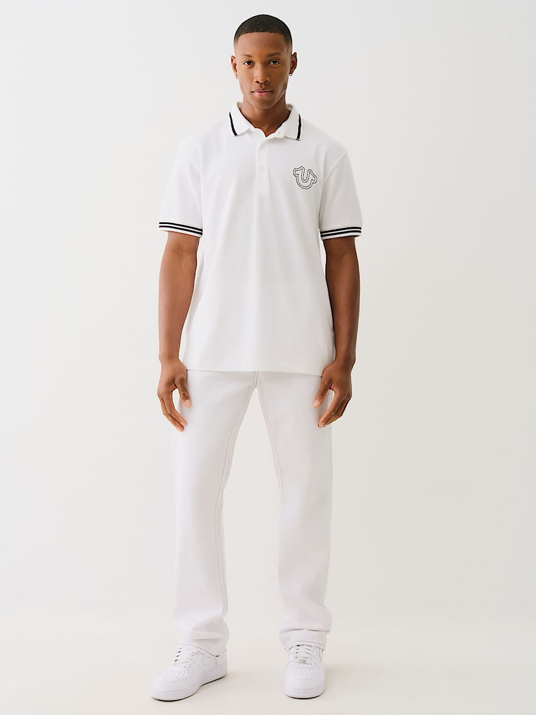 True Religion - Big T Horseshoe Polo Shirt