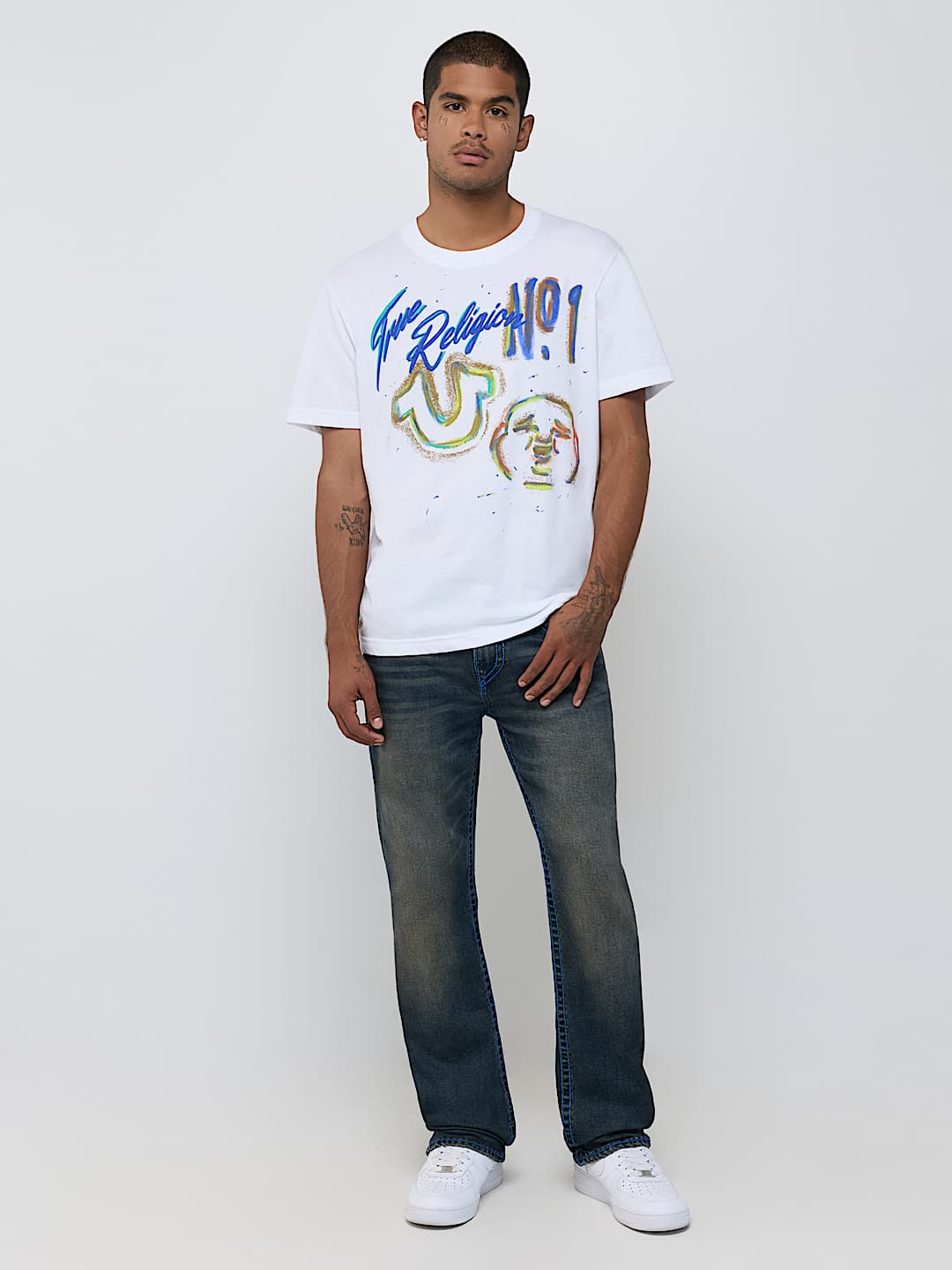 True Religion - Ricky Super T Flap Straight Jean