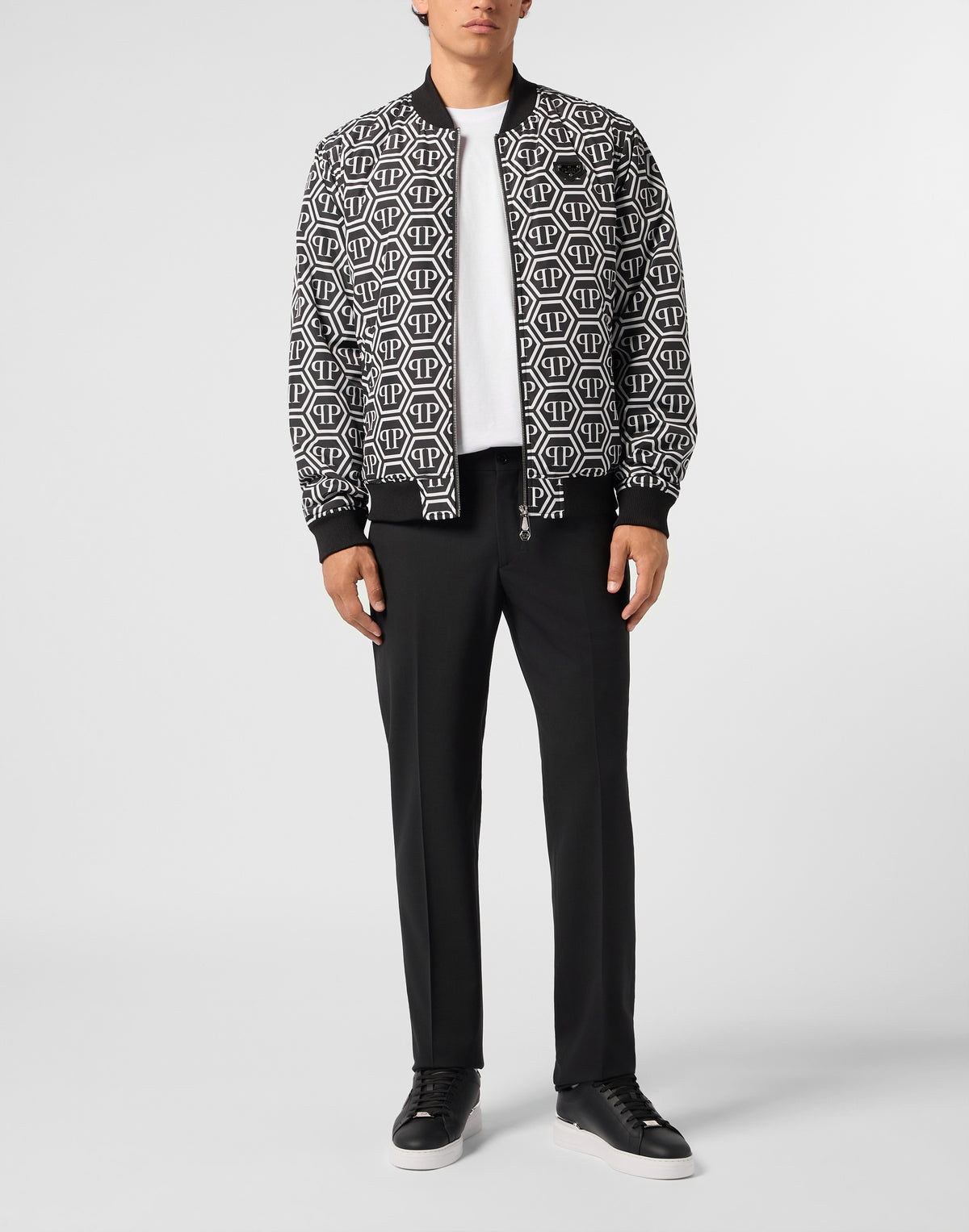 PHILIPP PLEIN - Nylon Bomber Monogram