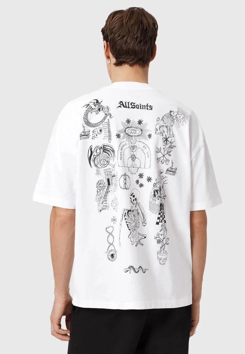 All Saints - Terra Crew Print T-shirt