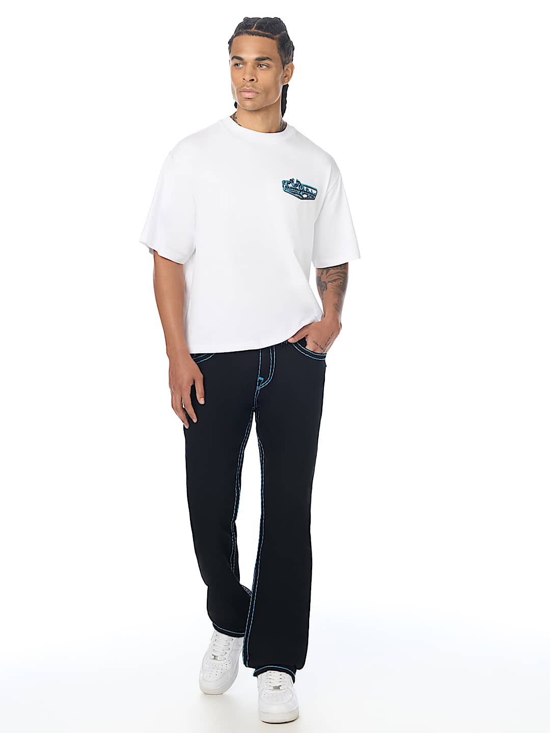 True Religion - Ricky Super T Flap Jean 34”