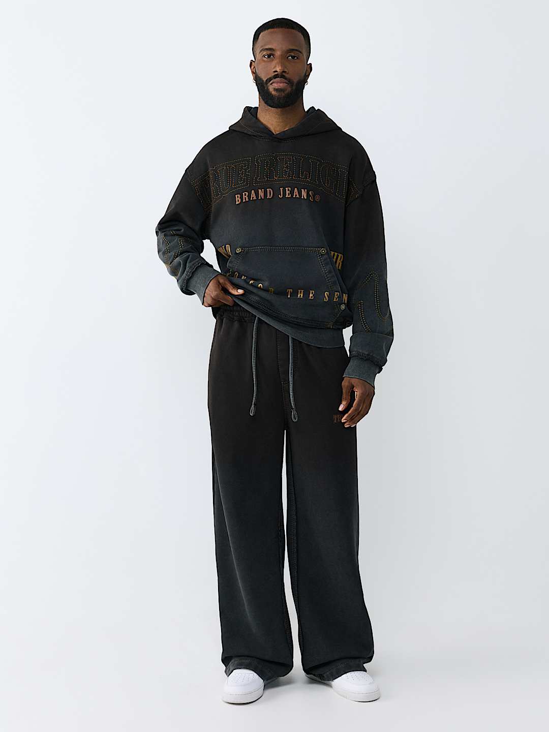 True Religion - Big T Washed Baggy Sweatpant