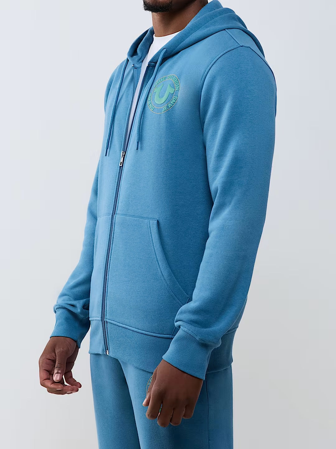 True Religion - True Puff-Print Zip Hoodie