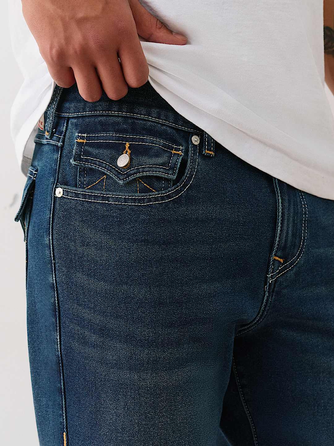 True Religion - ROCCO SINGLE NEEDLE SKINNY JEAN