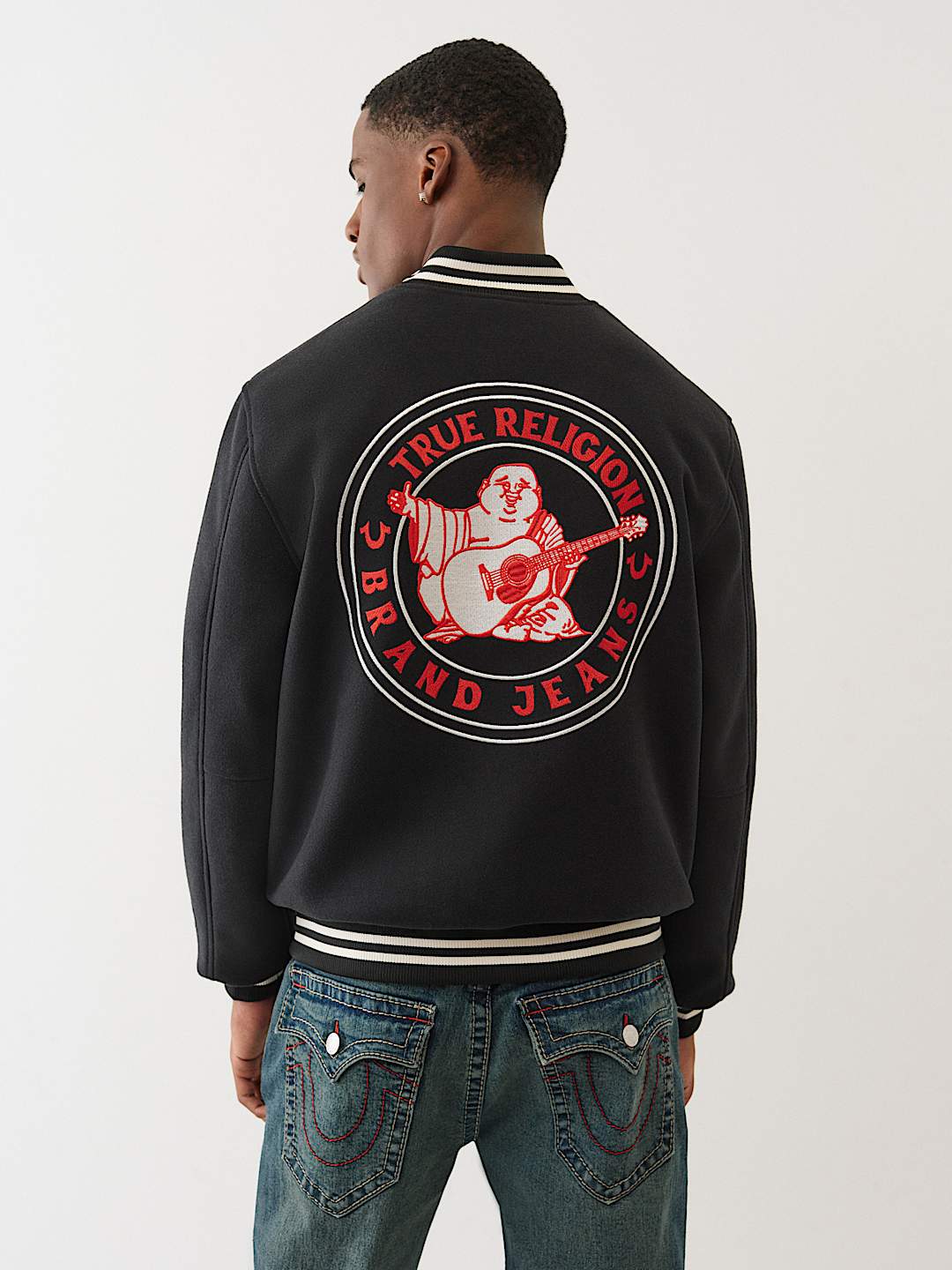 True Religion - WESTERN WOOL VARSITY JACKET