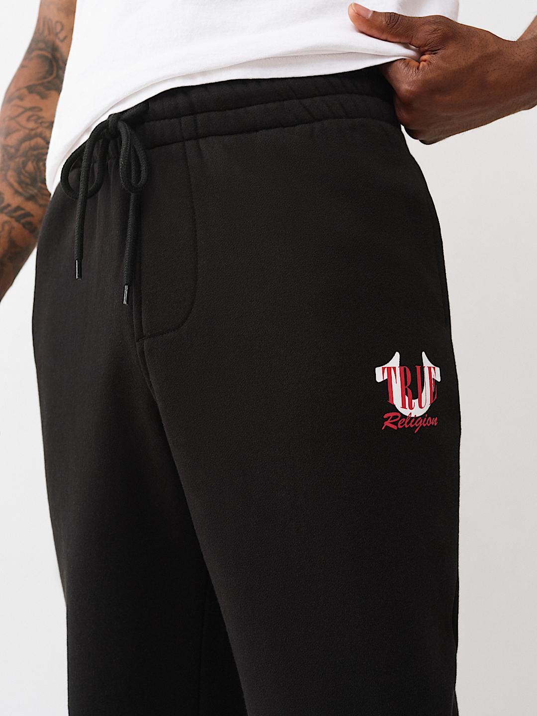 TRUE RELIGION - HORSESHOE OVERLAY JOGGER