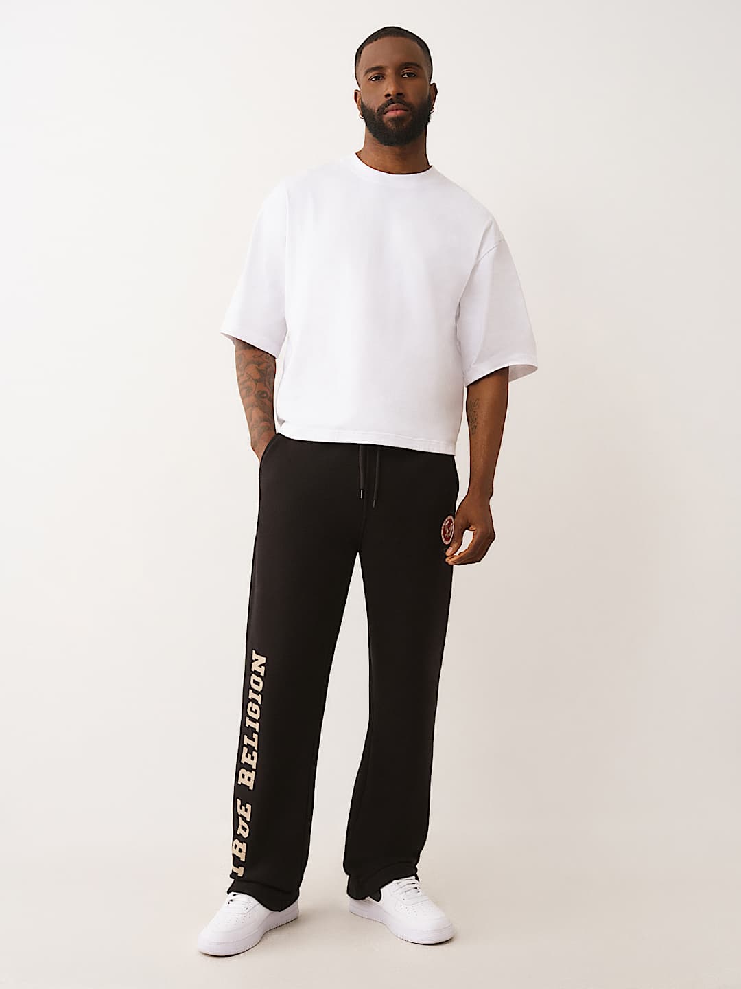 True Religion - GLOBAL HORSESHOE STRAIGHT LEG SWEATPANT - Brandatak Store