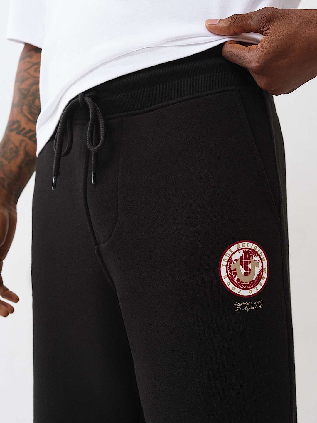 True Religion - GLOBAL HORSESHOE STRAIGHT LEG SWEATPANT - Brandatak Store