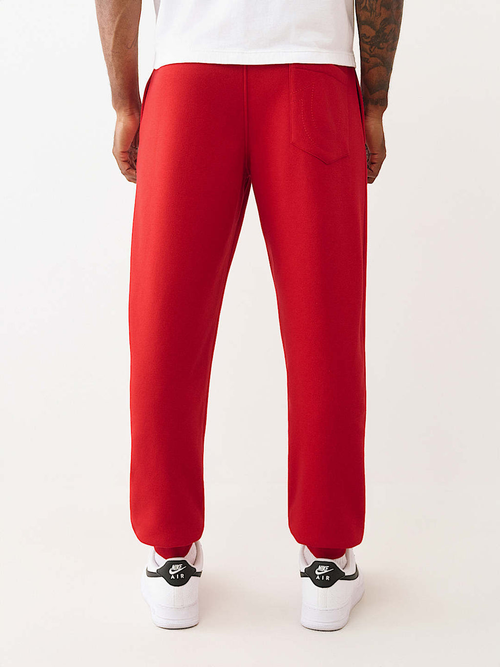 TRUE RELIGION - EMBROIDERED PATCH HORSESHOE JOGGER