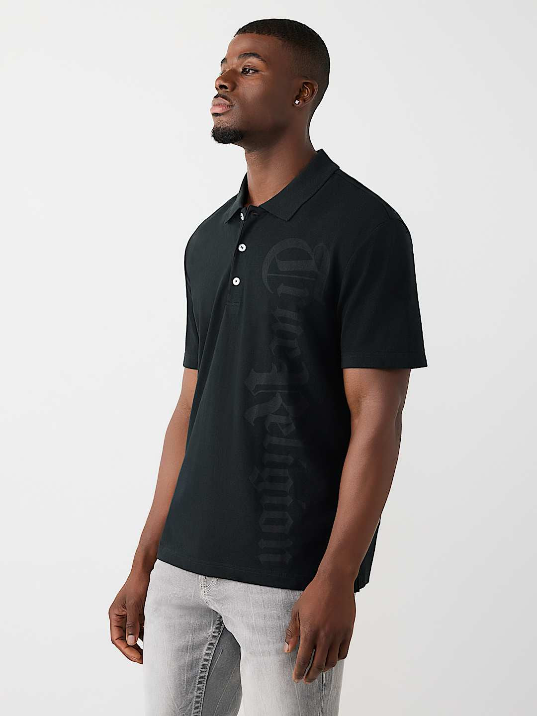 True Religion - Logo Piqué Polo Shirt