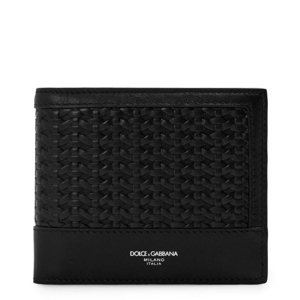 Dolce and Gabbana - Men's Woven Bill Billfold Wallet