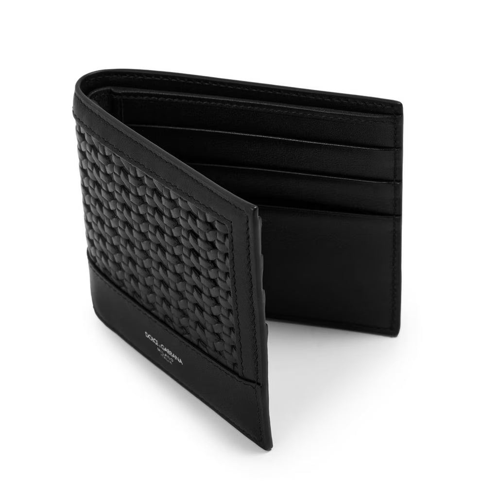 Dolce and Gabbana - Men's Woven Bill Billfold Wallet