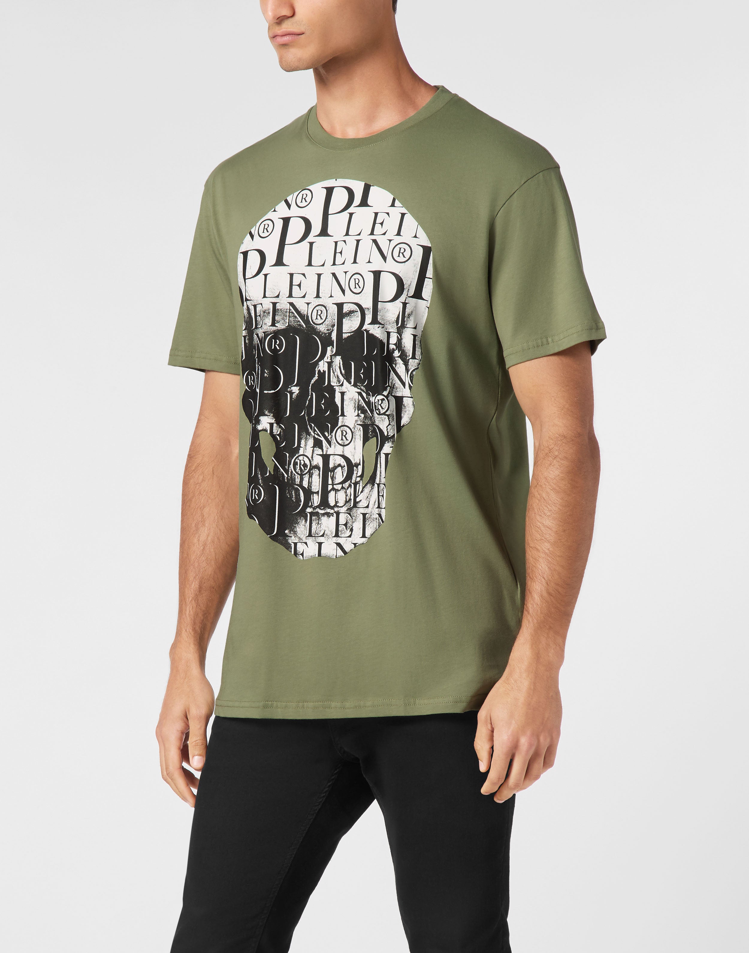 PHILIPP PLEIN -  T-shirt Round Neck SS Print Skull