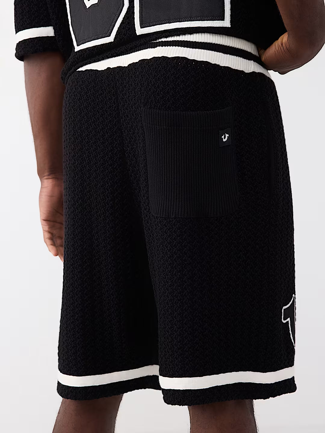 True Religion - Open Knit Crochet Short