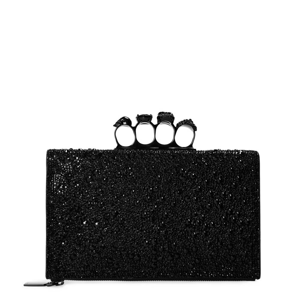 Alexander McQueen - Women's Alex Knuckle Flat Clutch Bag