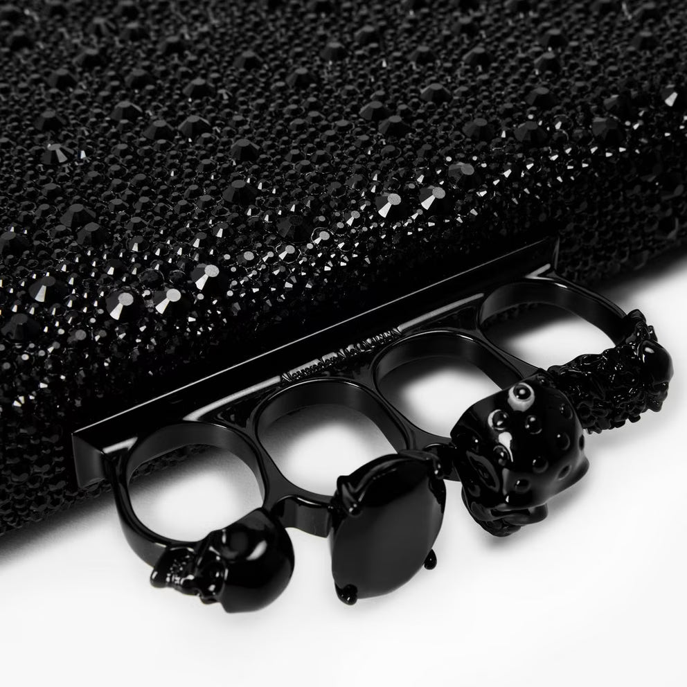 Alexander McQueen - Women's Alex Knuckle Flat Clutch Bag