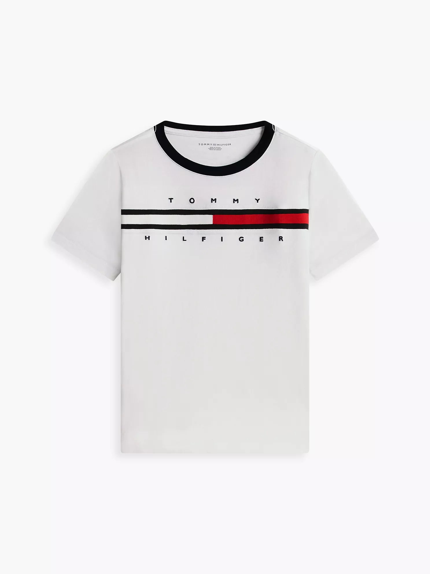 Tommy Hilfiger - Kids' Flag Stripe Logo T-Shirt
