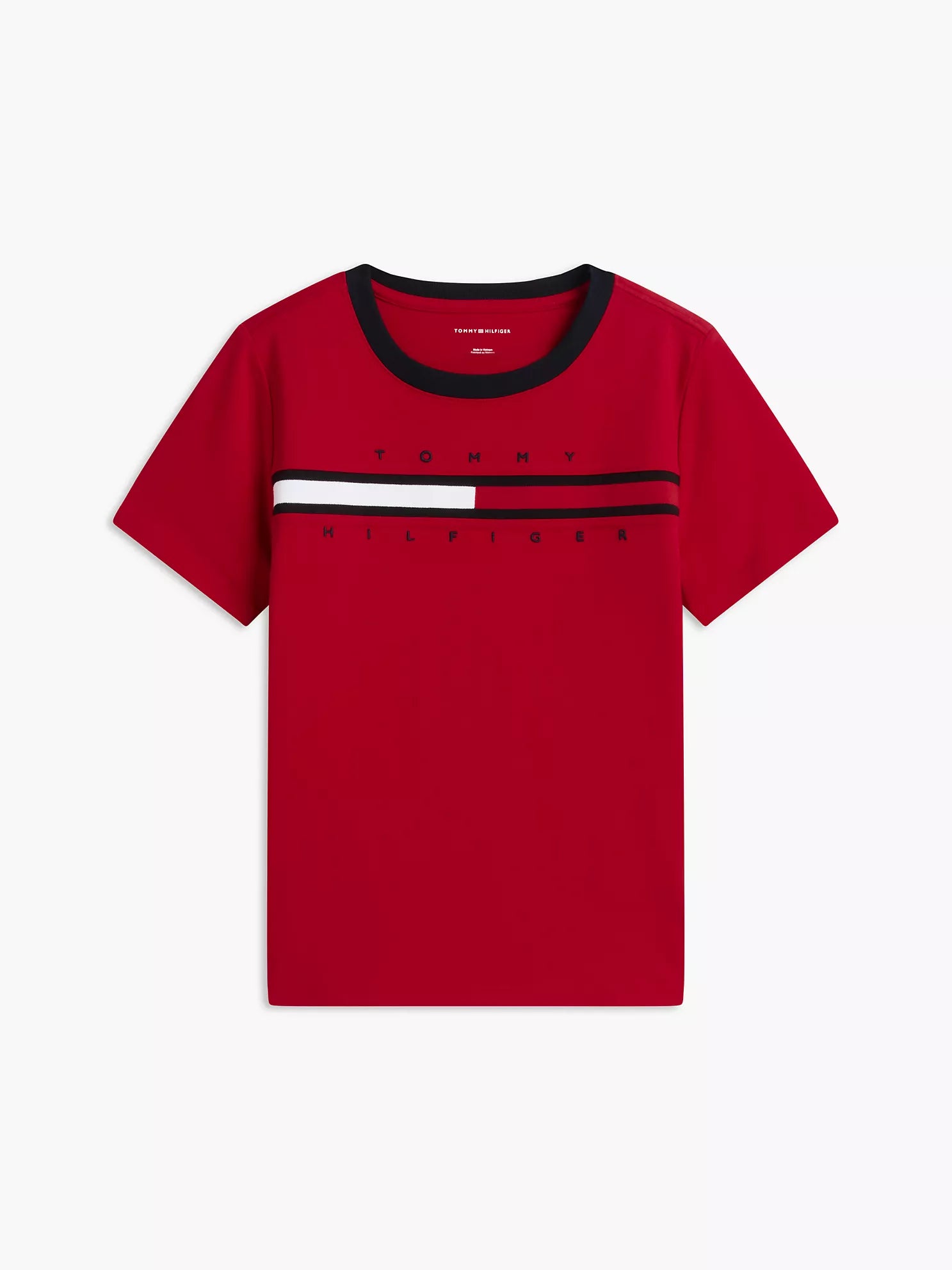 Tommy Hilfiger - Kids' Flag Stripe Logo T-Shirt