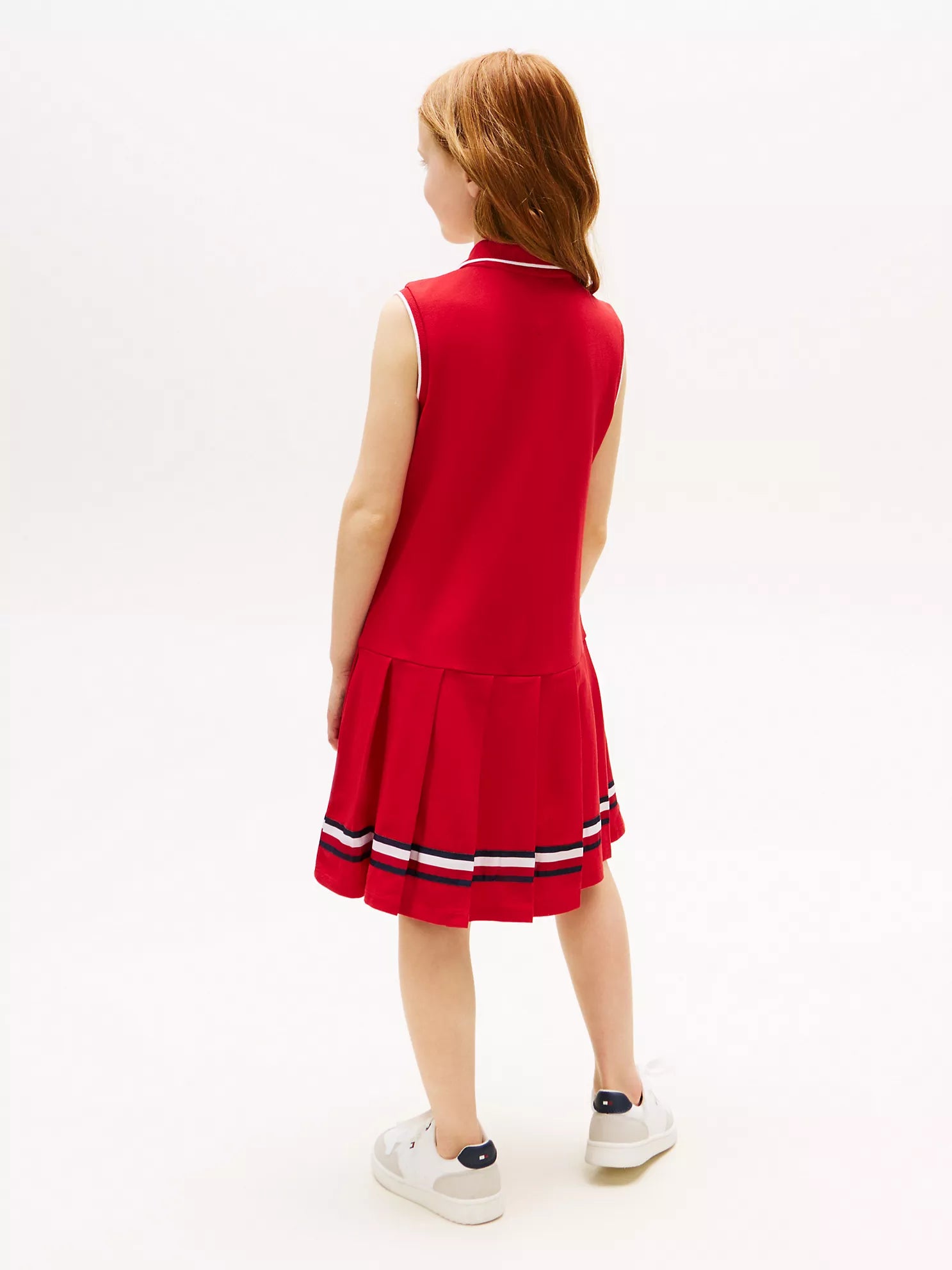 Tommy Hilfiger - Kids' Sleeveless Pleated Polo Dress