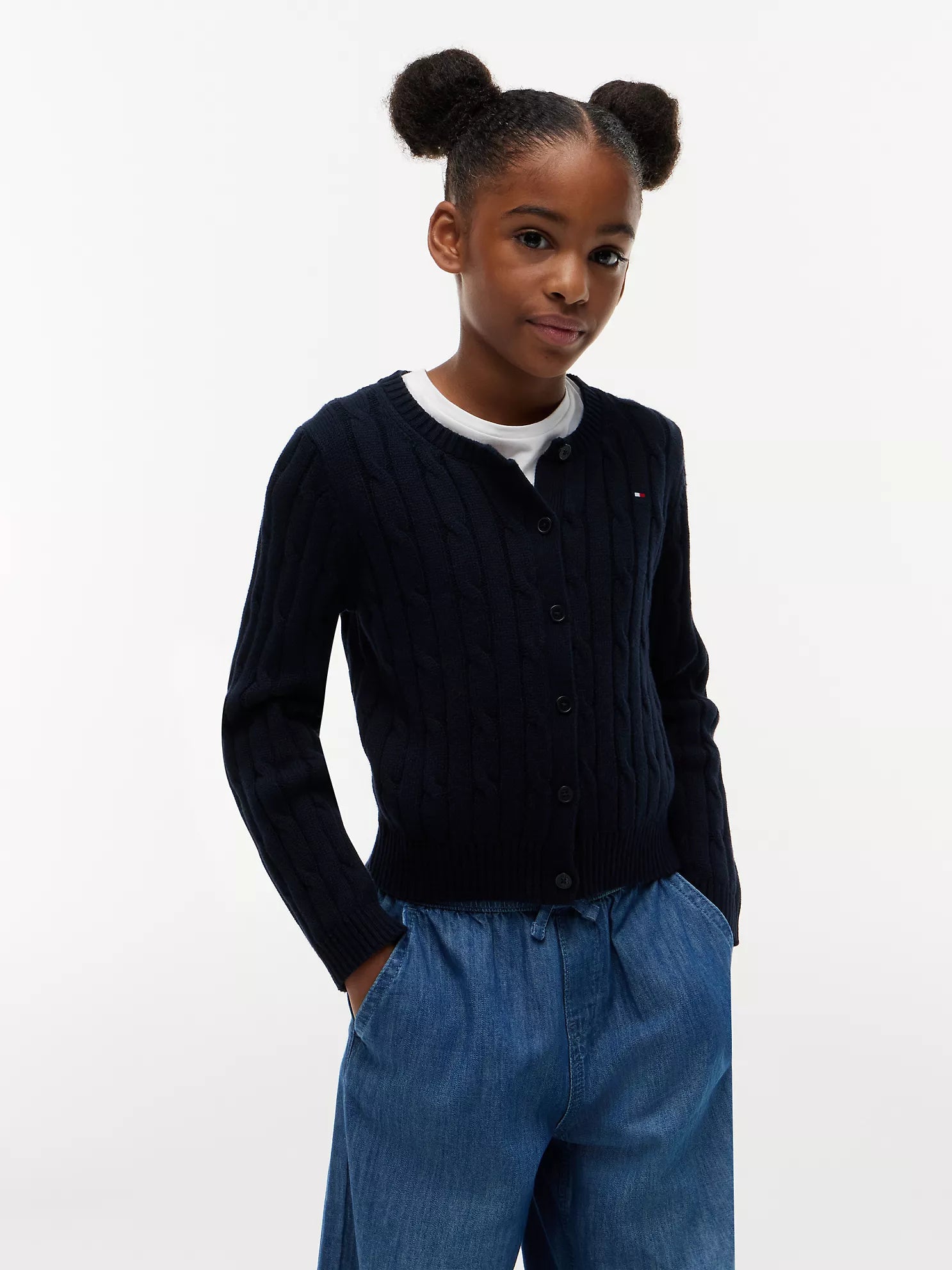 Tommy Hilfiger - Kids' Cable Knit Cardigan