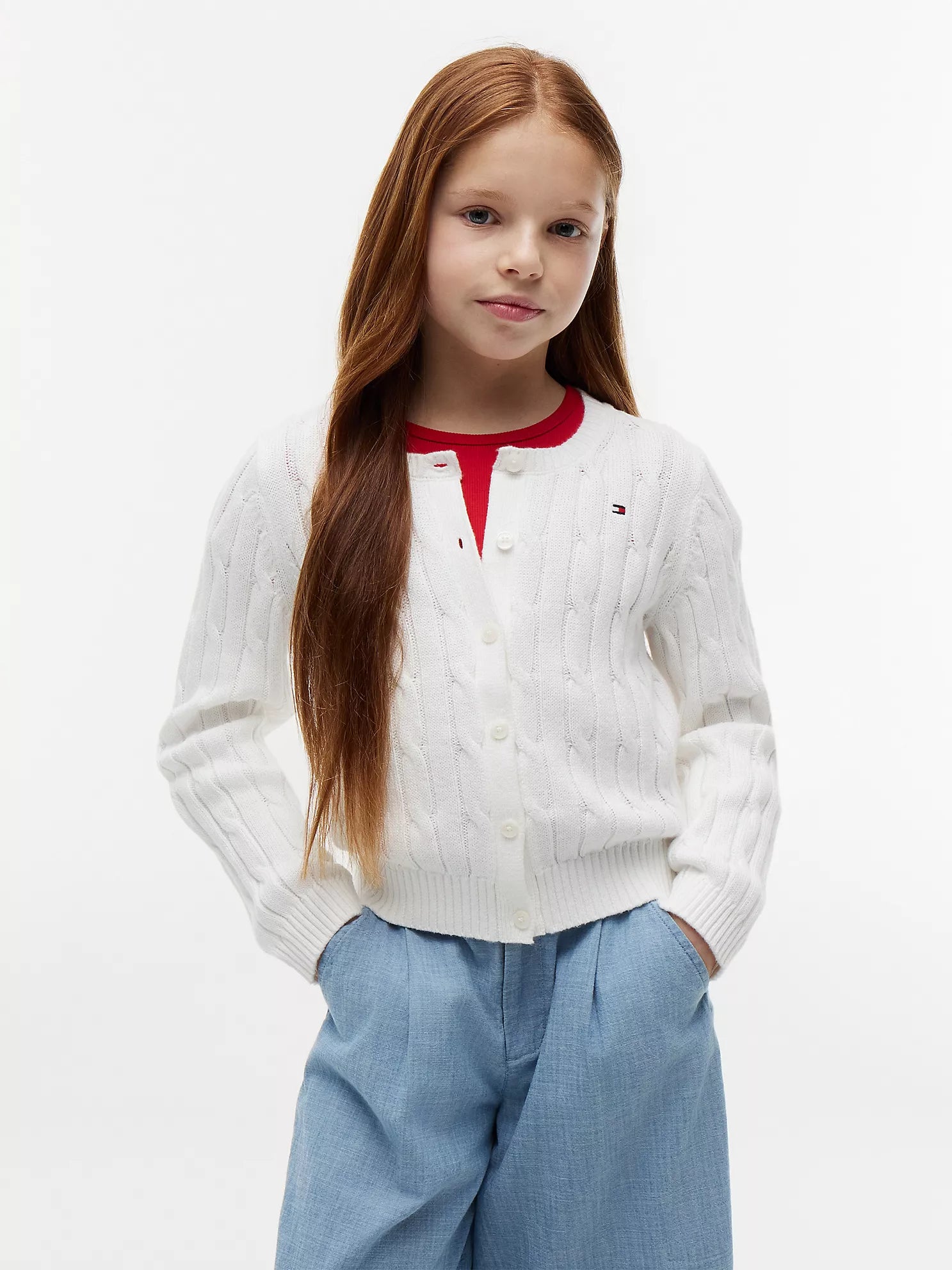 Tommy Hilfiger - Kids' Cable Knit Cardigan