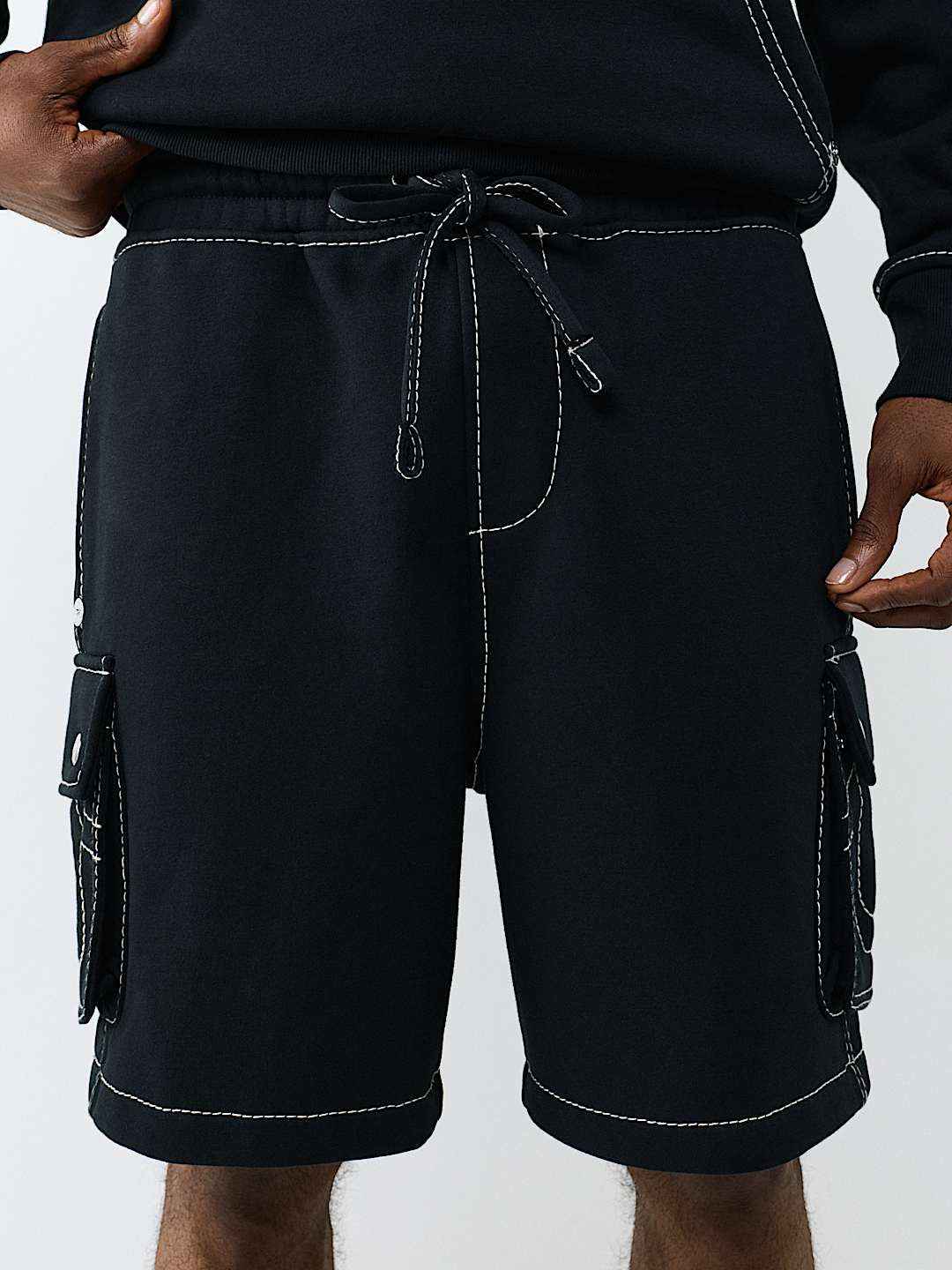 True Religion - Mesh Panel Big T Cargo Short