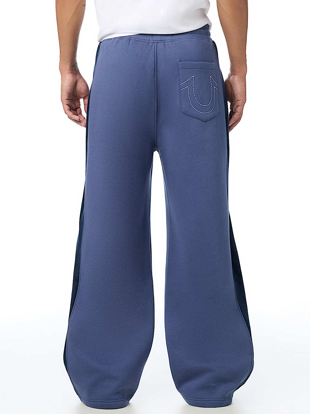 True Religion - Velour Logo Baggy Sweatpant