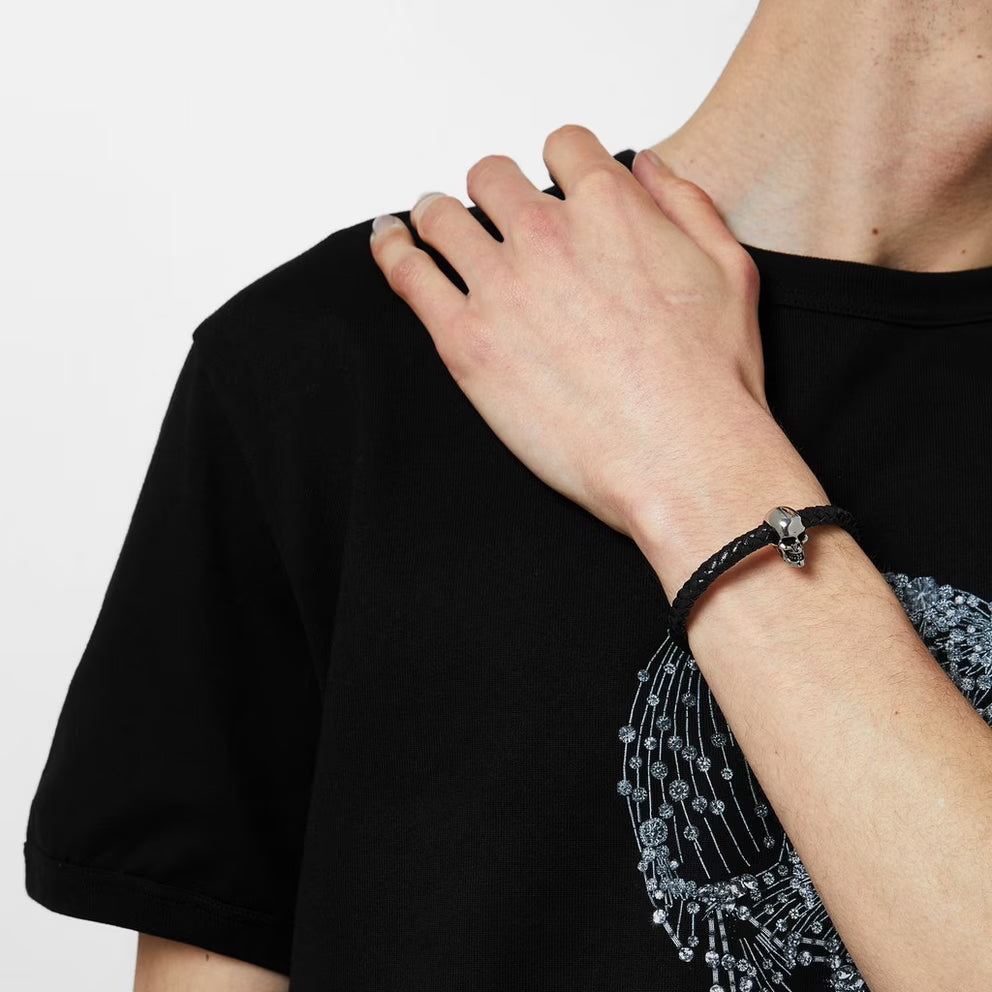 Alexander McQueen - Skull Leather Bracelet