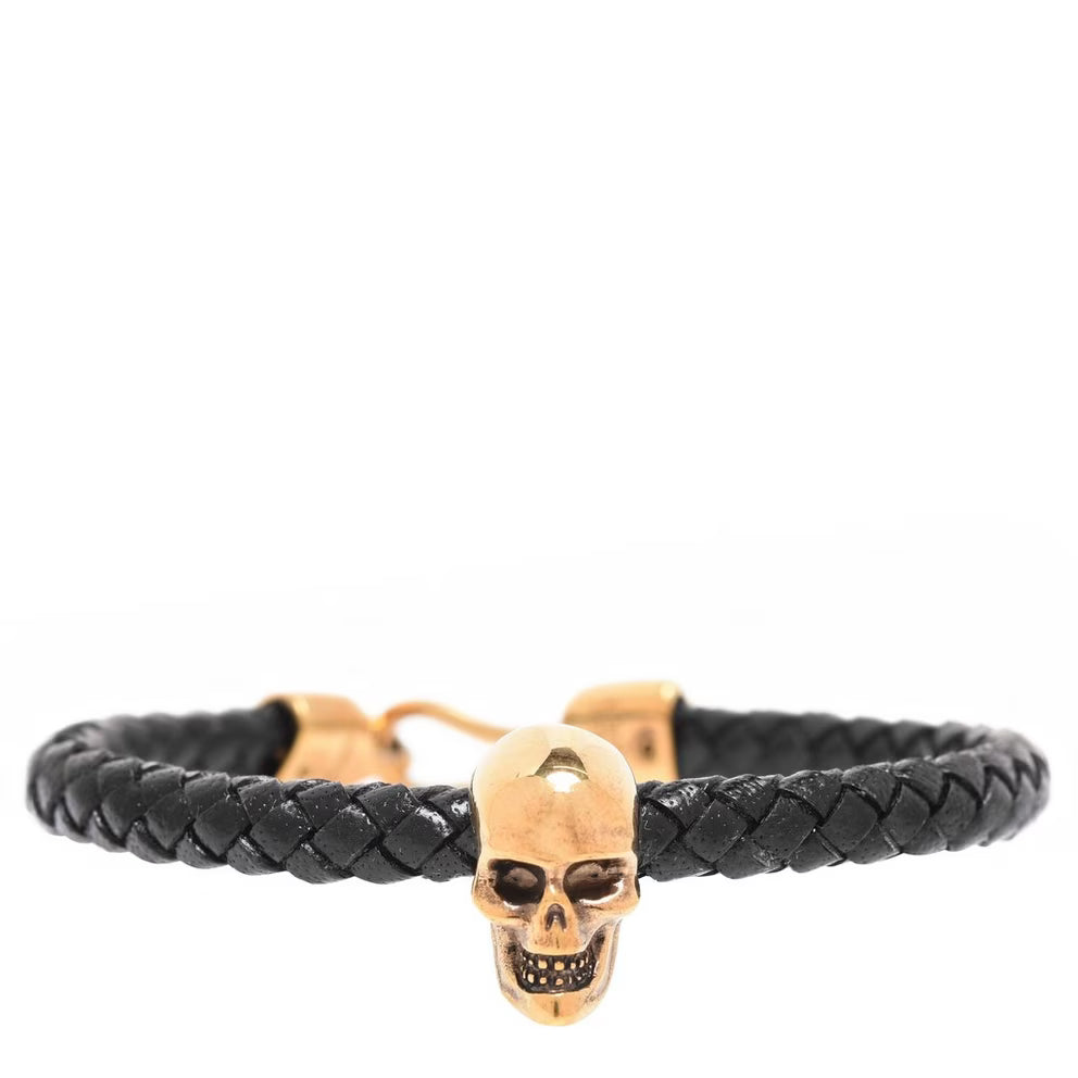 Alexander McQueen - Skull Leather Bracelet