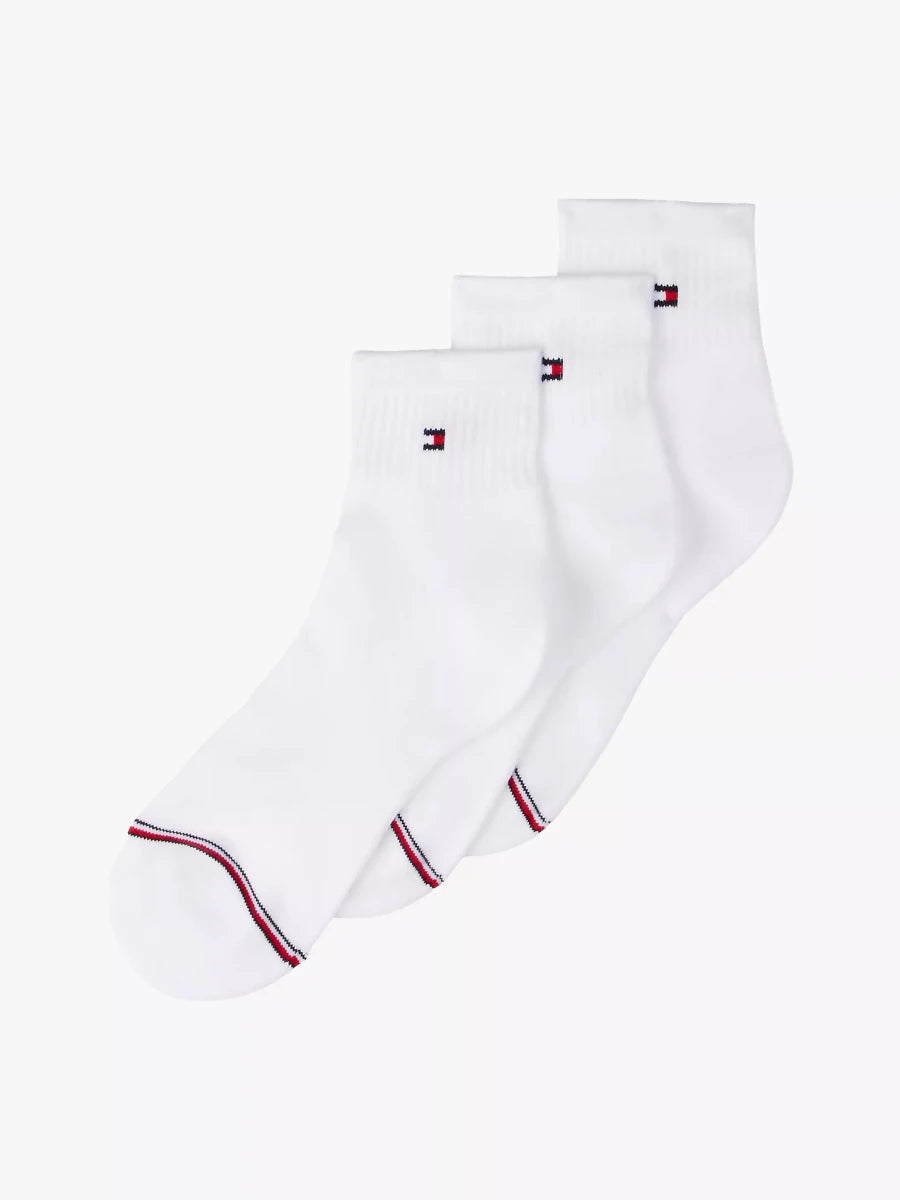 Tommy Hilfiger - Classic Quarter Top Sock 3 - Pack - Brandatak Store