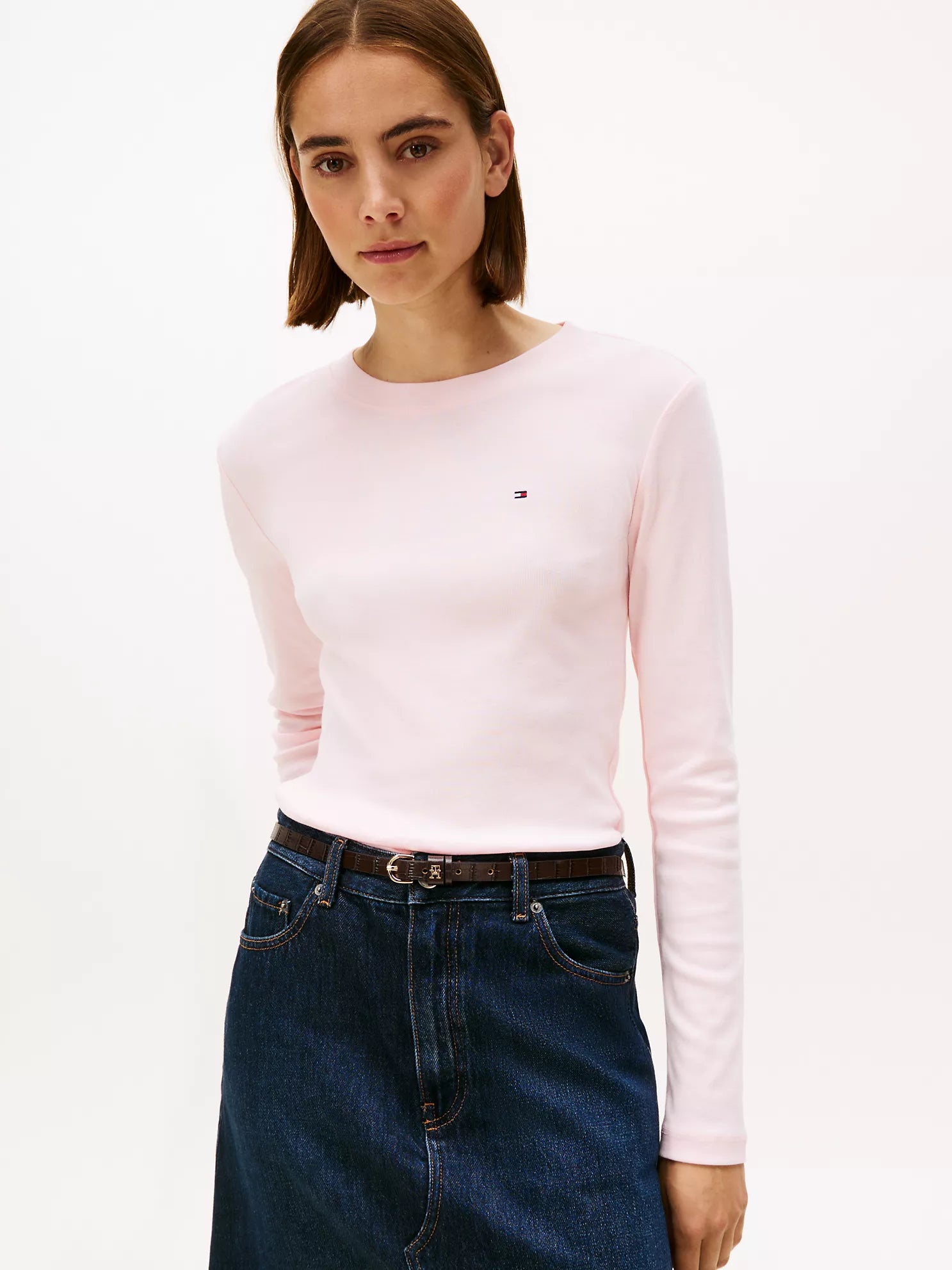 Tommy Hilfiger - Long-Sleeve Crewneck Favorite T-Shirt
