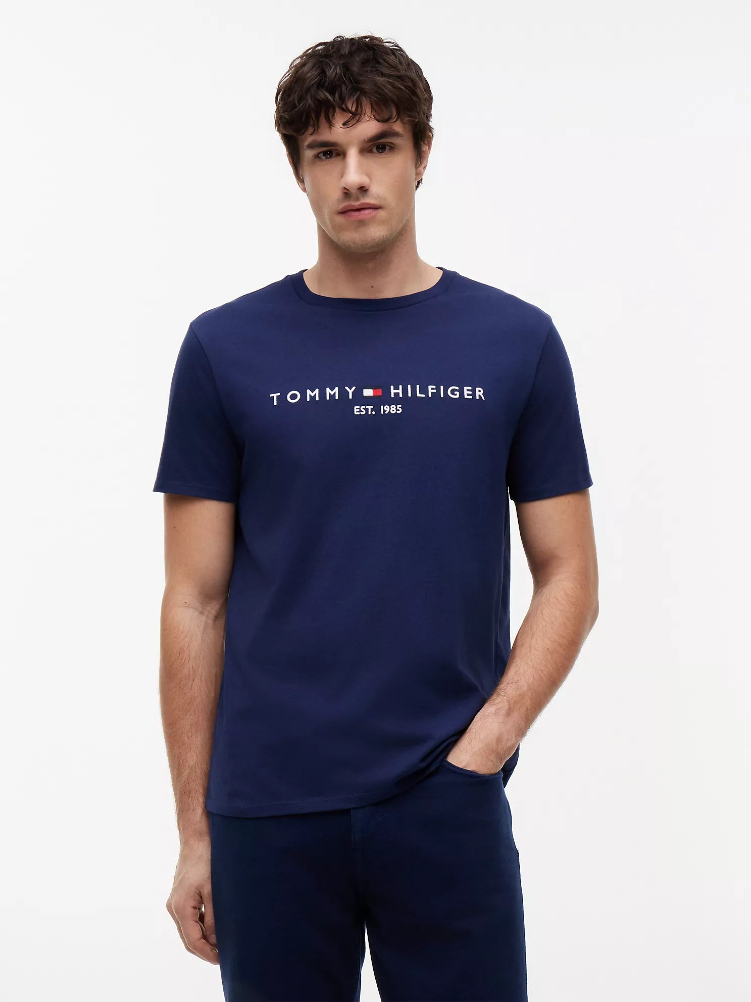 Tommy Hilfiger - Embroidered Tommy Logo T-Shirt