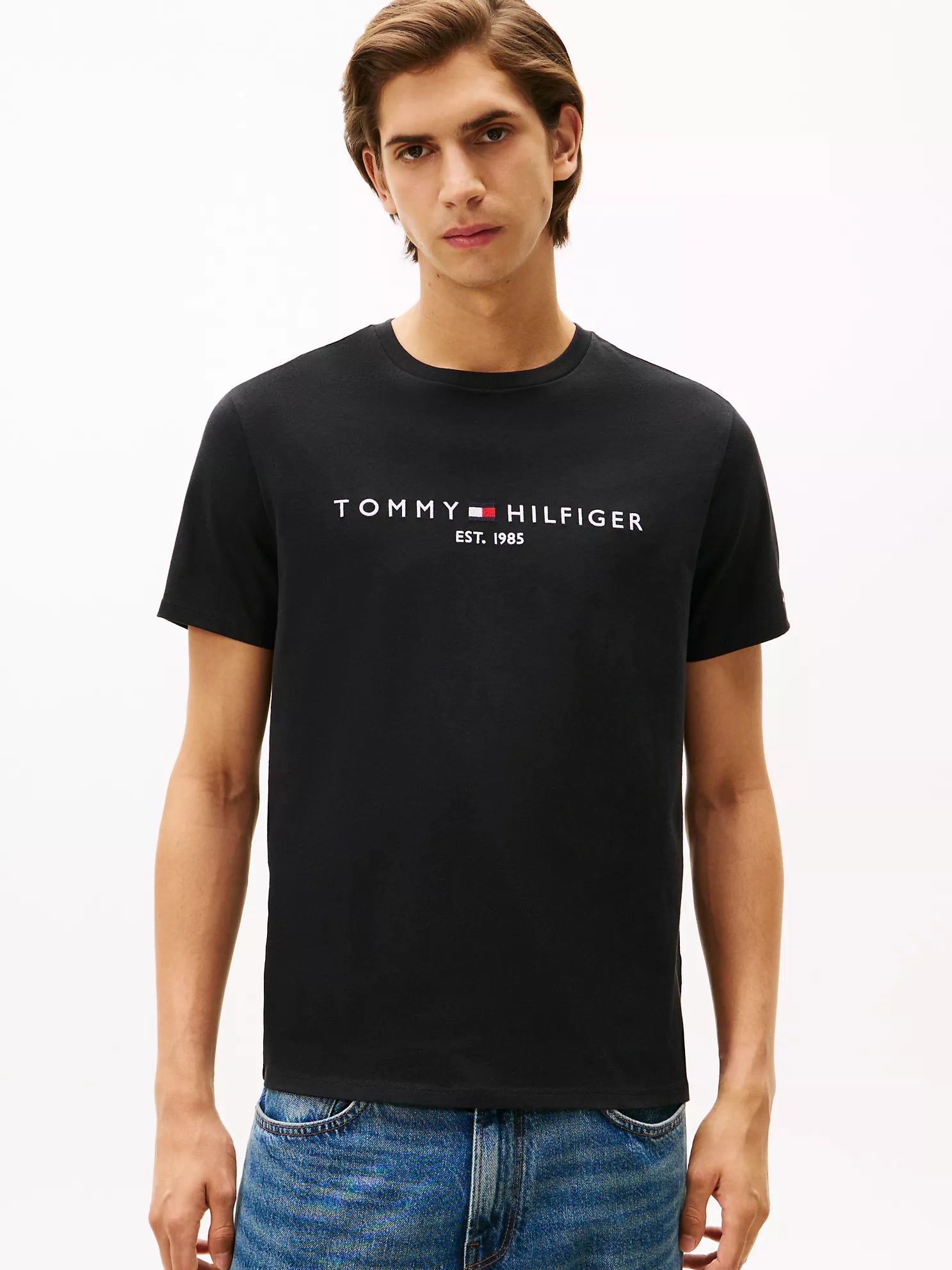 Embroidered Tommy Logo T-Shirt