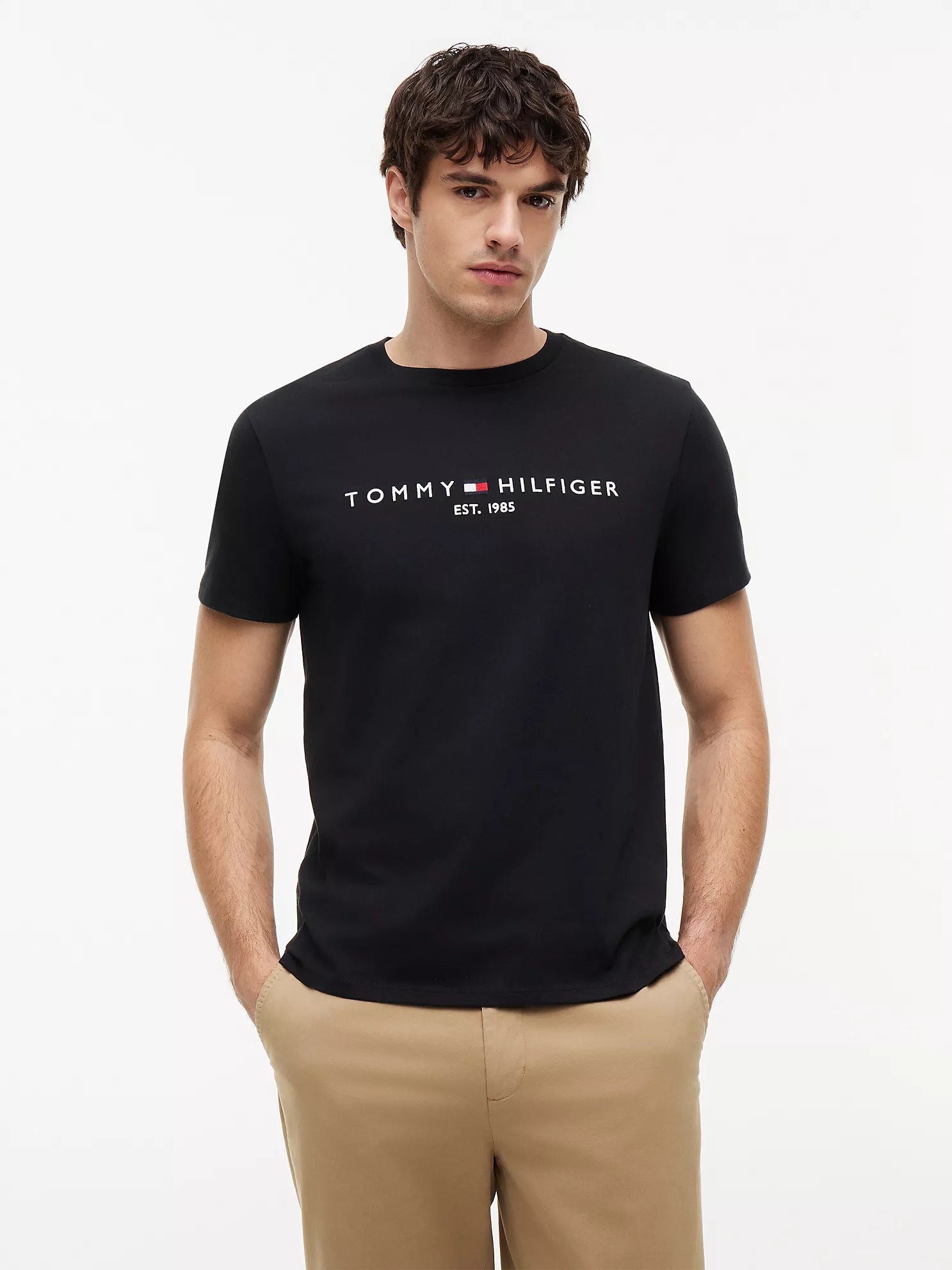 Tommy Hilfiger - Embroidered Tommy Logo T-Shirt
