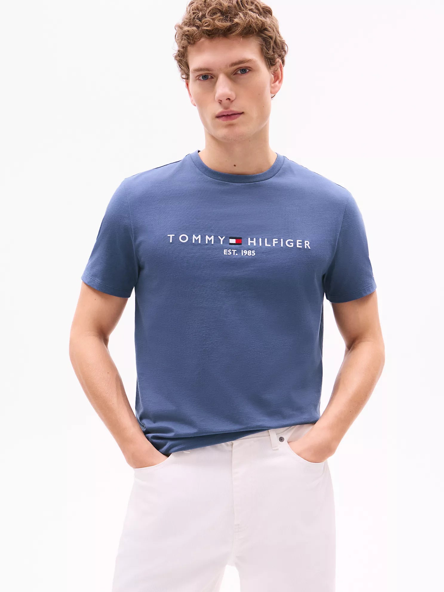 Embroidered Tommy Logo T-Shirt