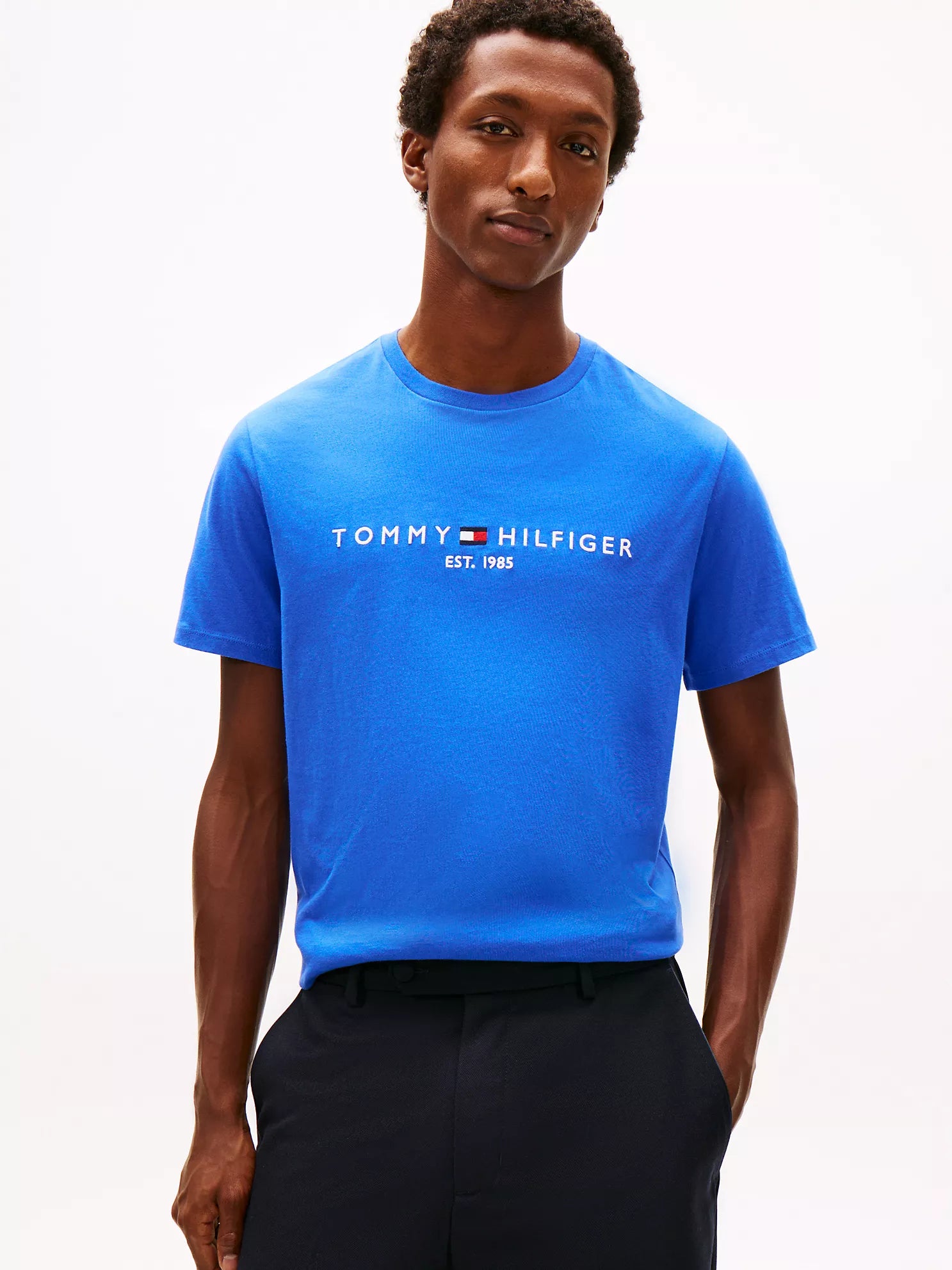 Tommy Hilfiger - Embroidered Tommy Logo T-Shirt