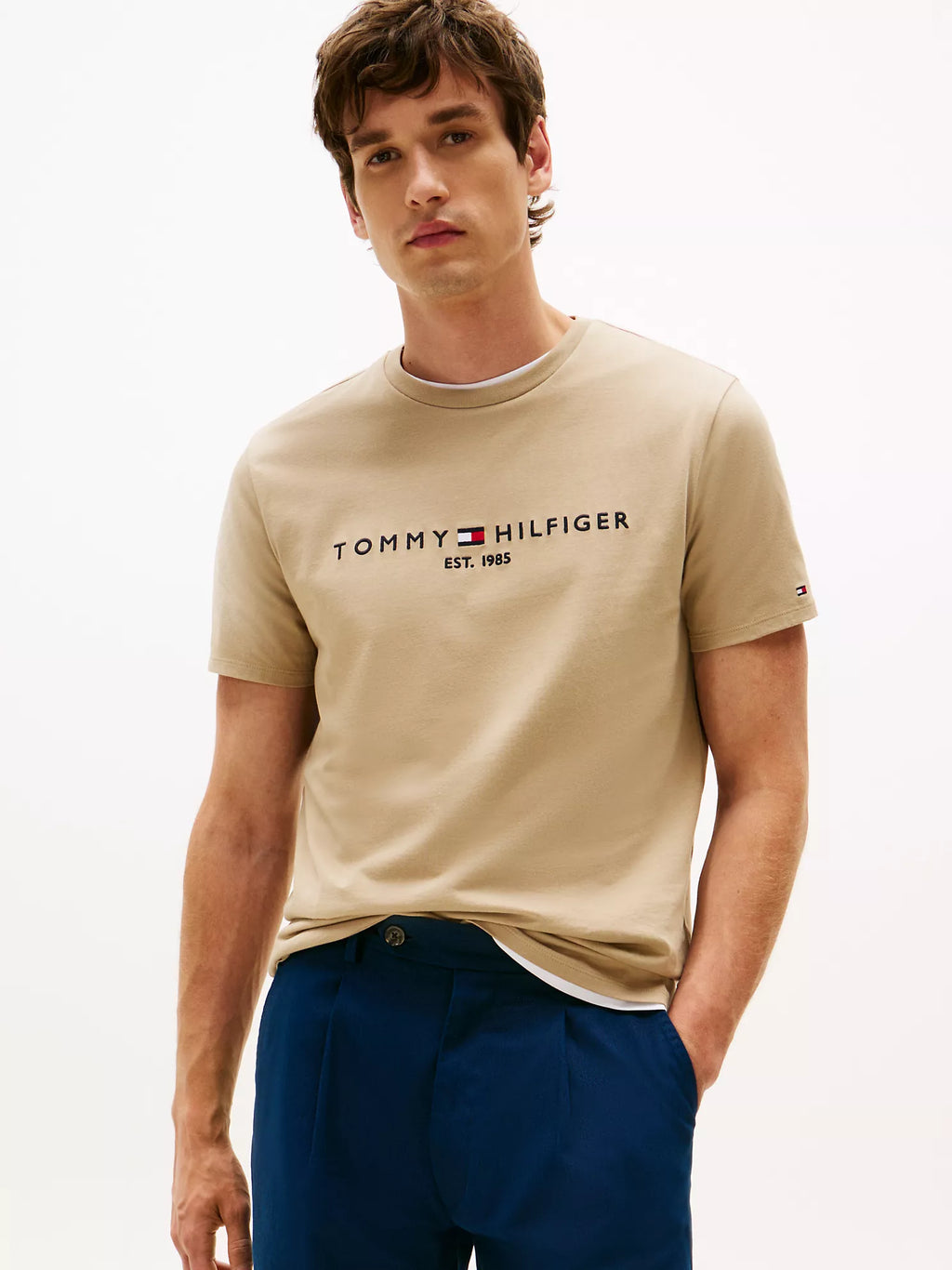Embroidered Tommy Logo T-Shirt