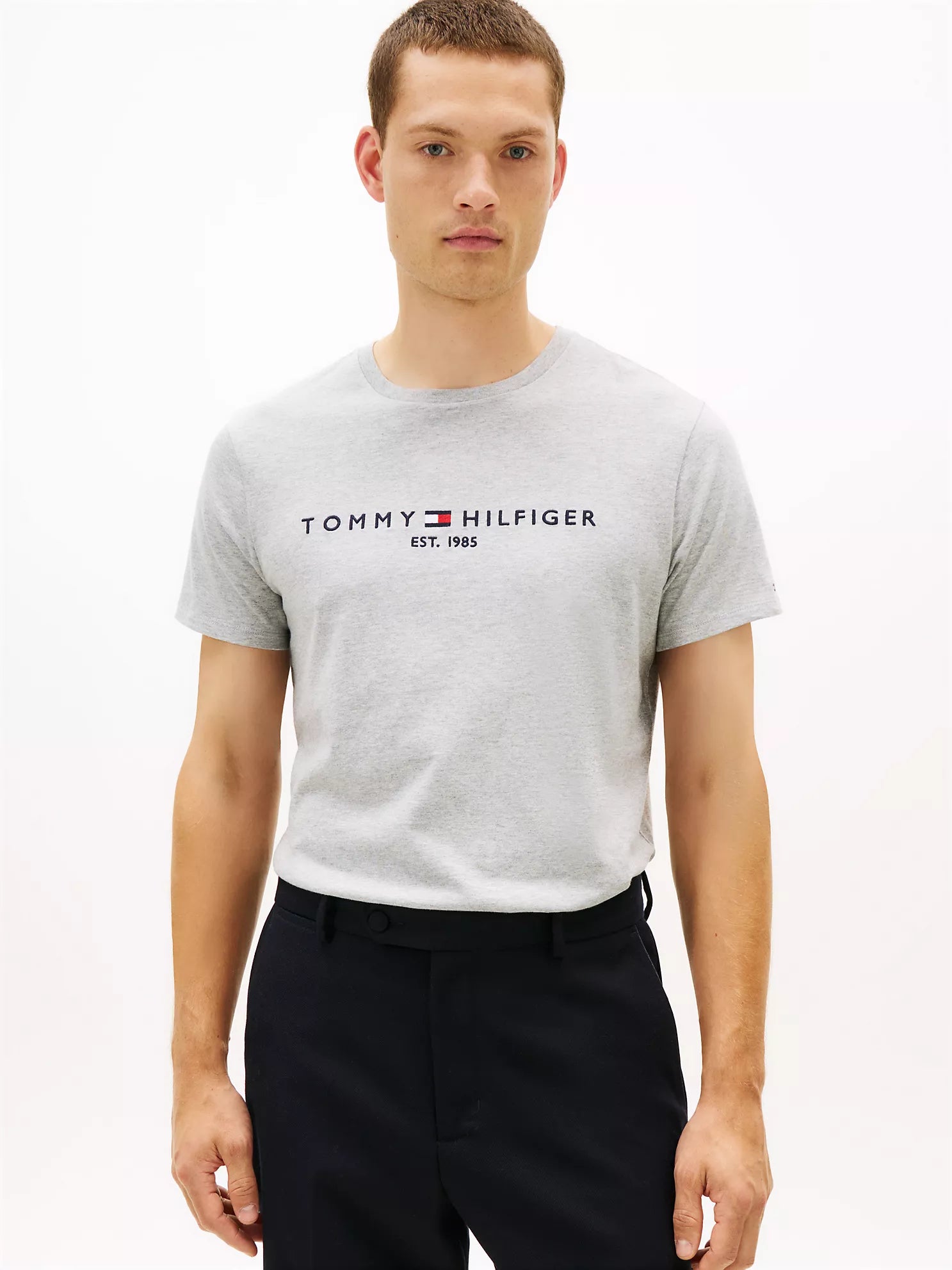 Tommy Hilfiger - Embroidered Tommy Logo T-Shirt