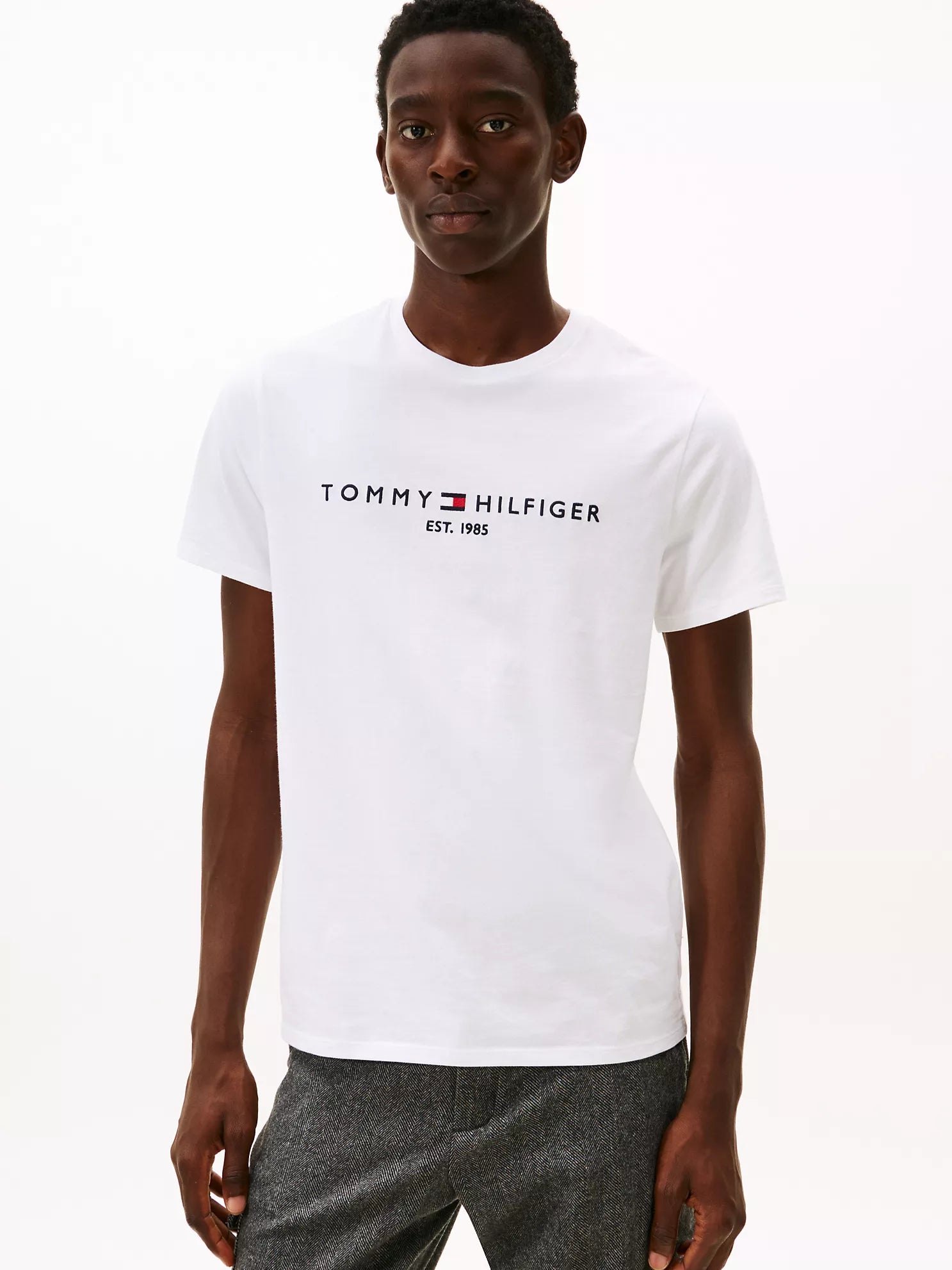 Embroidered Tommy Logo T-Shirt