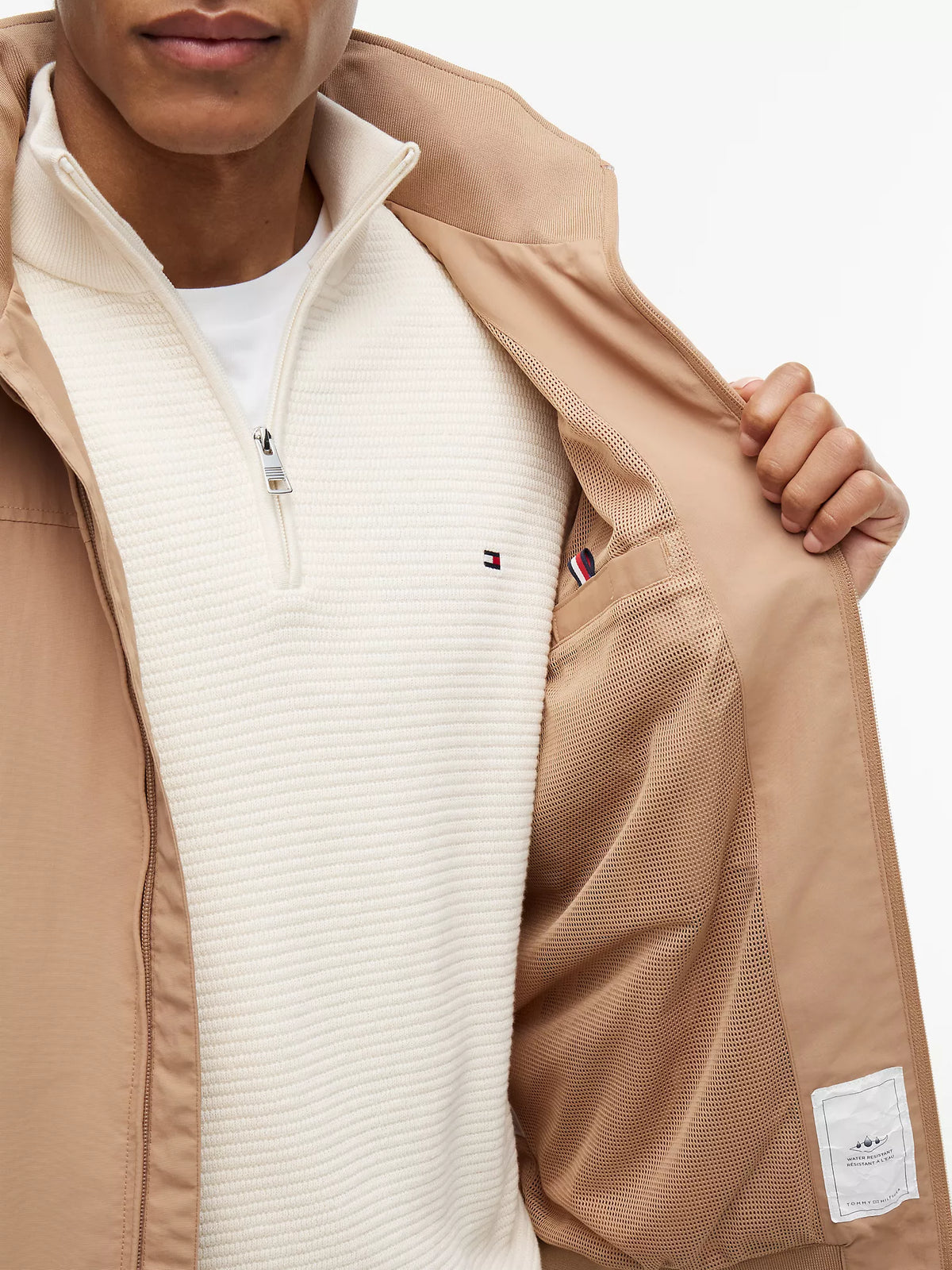Tommy Hilfiger - Water-Resistant Hooded Regatta Jacket