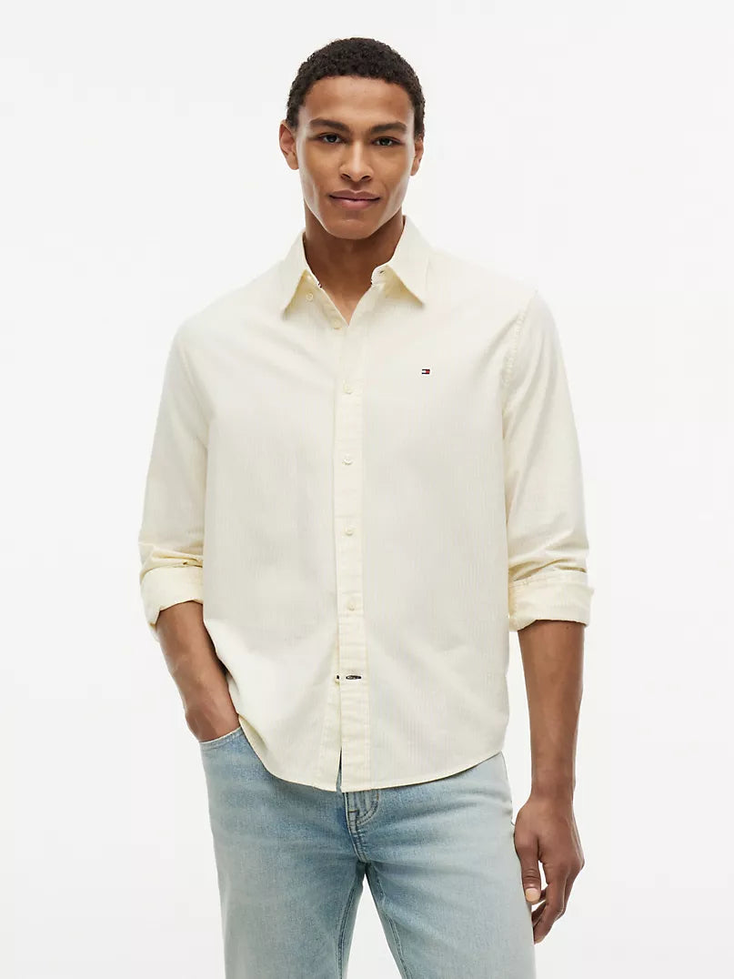 Tommy Hilfiger - Regular Fit Stripe Stretch Oxford Shirt