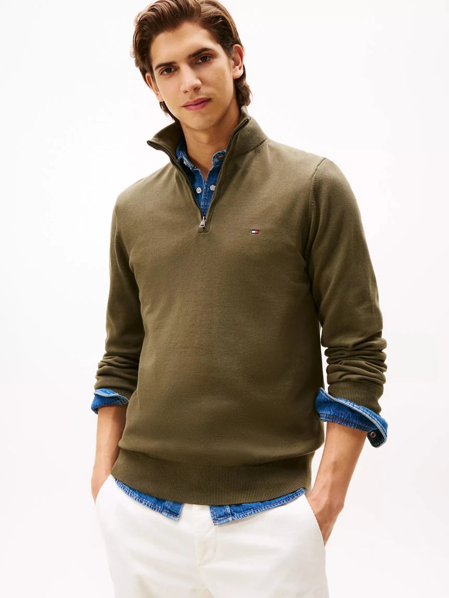 Tommy Hilfiger - Classic Quarter - Zip Sweater - Brandatak Store