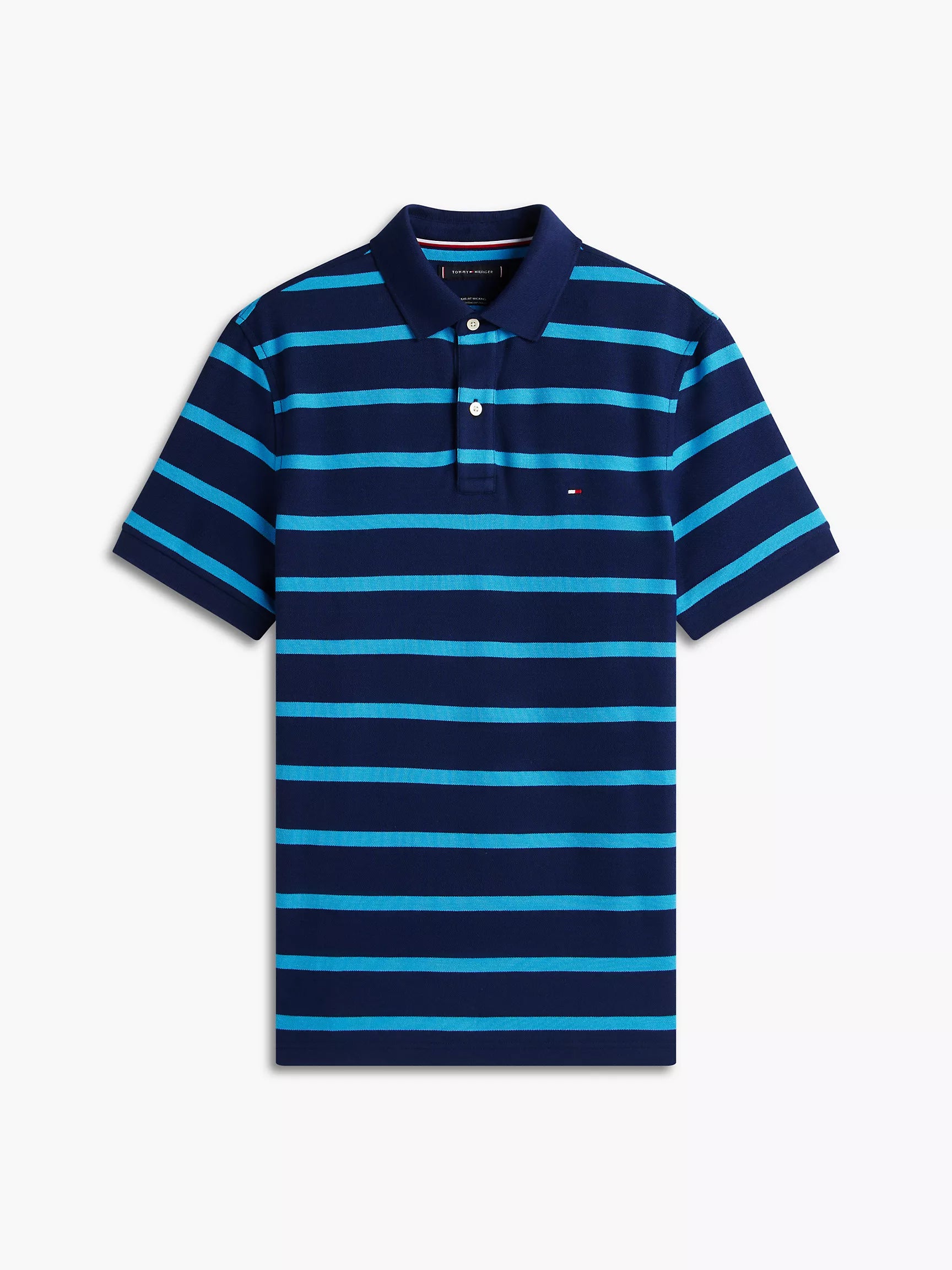 Tommy Hilfiger - Regular Fit Striped Wicking Polo