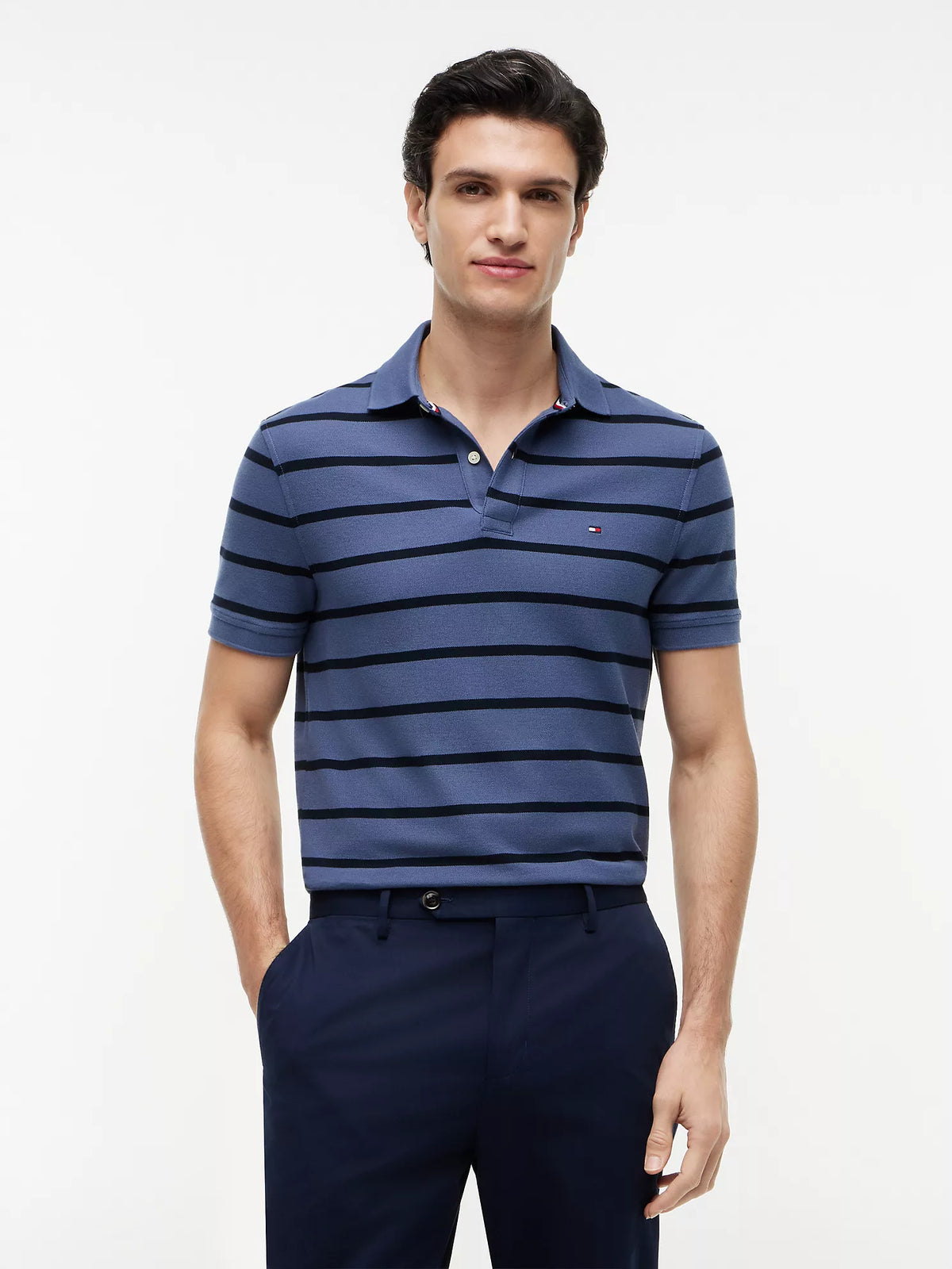 Tommy Hilfiger - Regular Fit Striped Wicking Polo